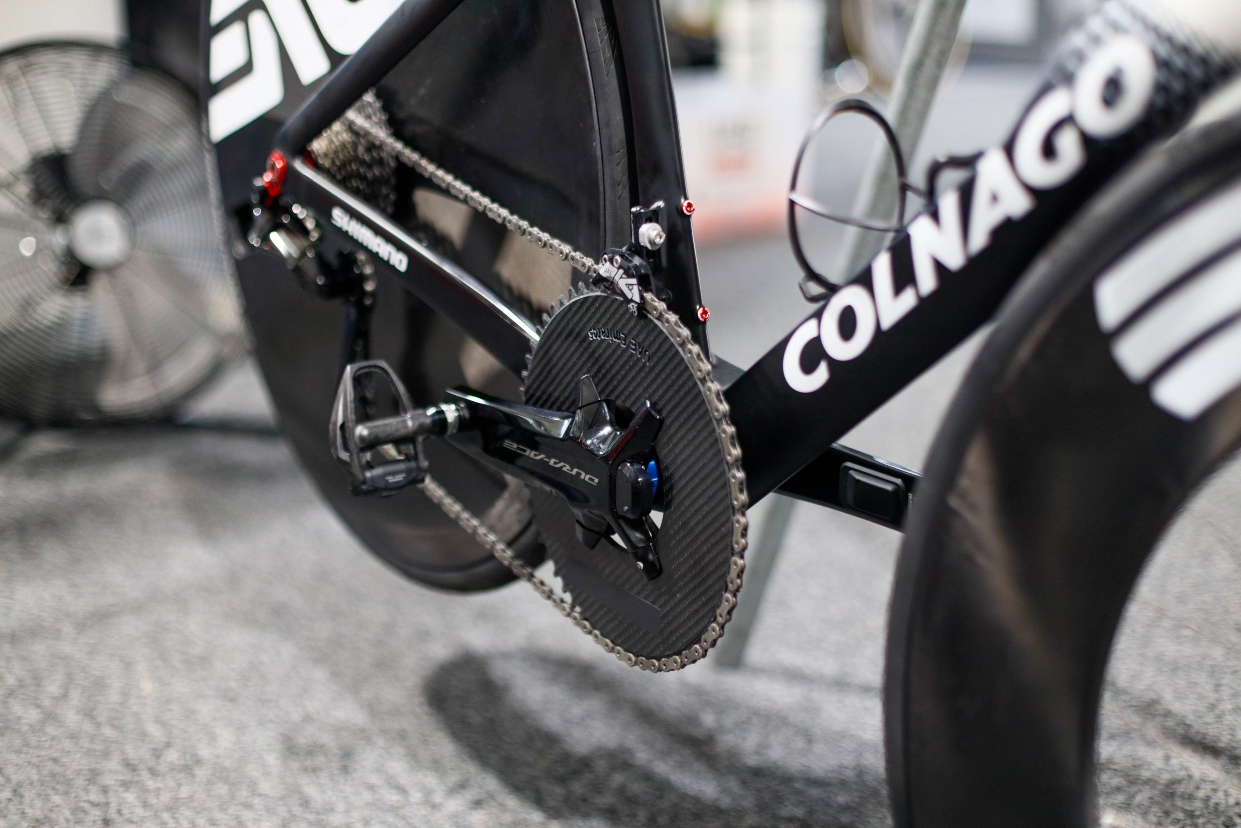 Taped out CarbonTi chainrings