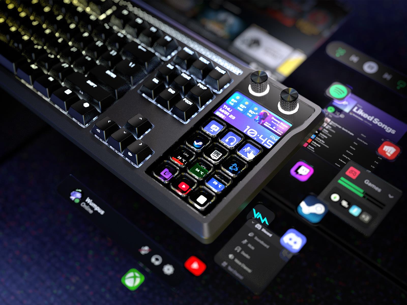 Corsair Fuses Stream Deck Into New Galleon 100 SD Mechanical Gaming Keyboard