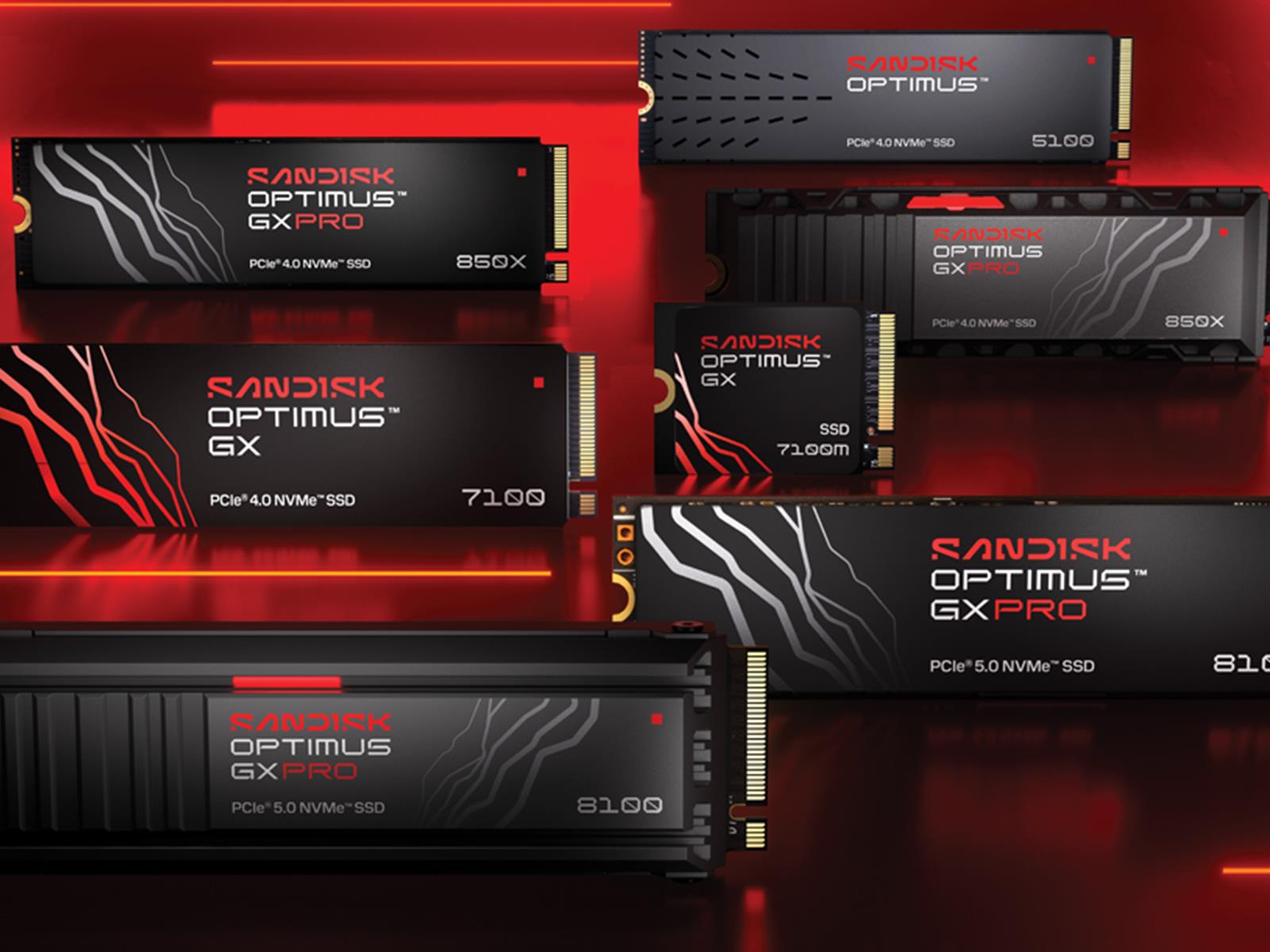 SanDisk Optimus SSDs Replace WD Black And Blue With Bold Design & Tiered Performance