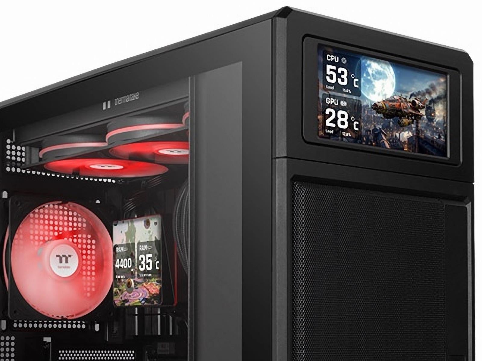 Thermaltake TR300 Case Brings A Front PSU Mount And Big Display To Gaming PCs