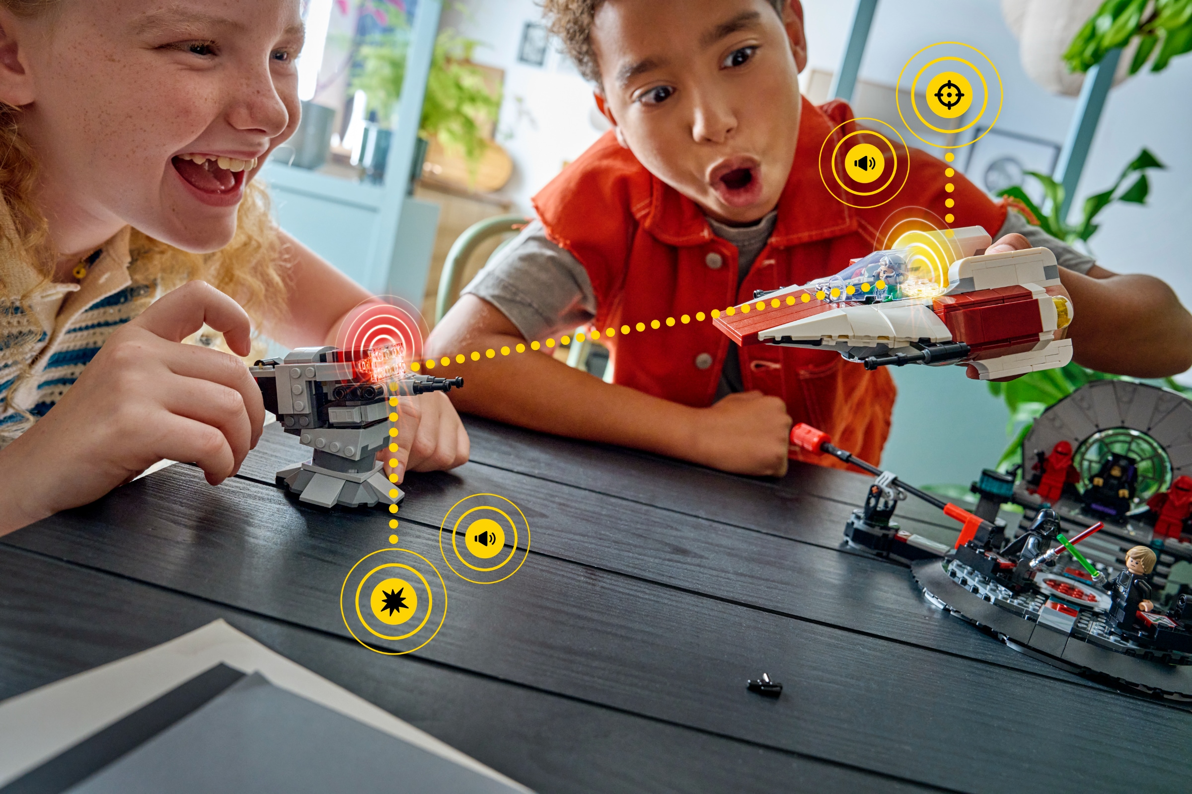 Lego Star Wars set with Smart Bricks