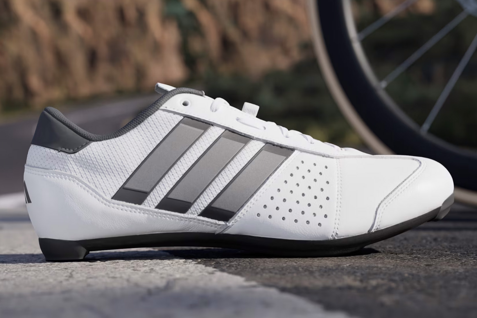 Adidas Heritage Road Cycling Shoes White