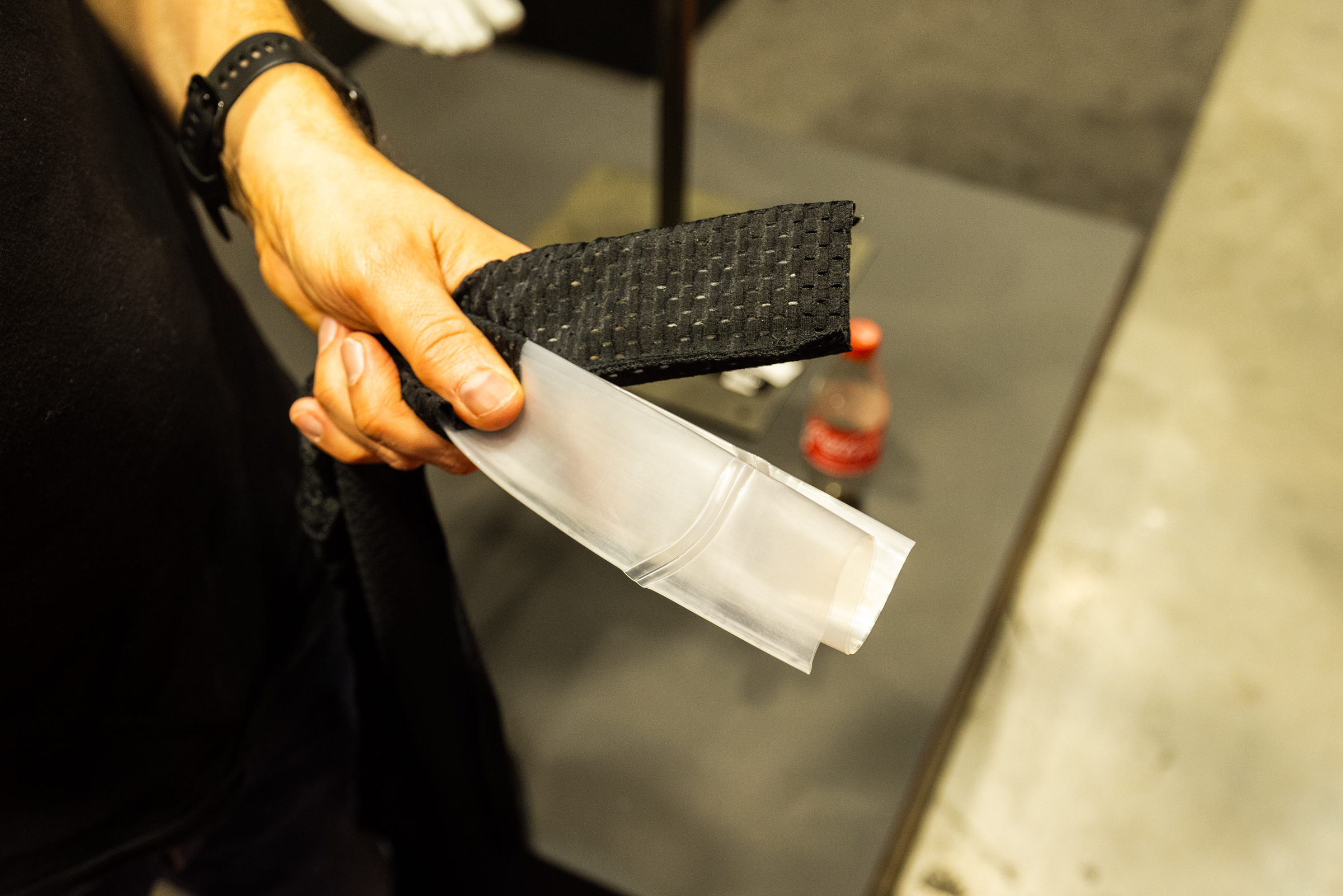 Aerobag airbag for cyclists – TPU tubes