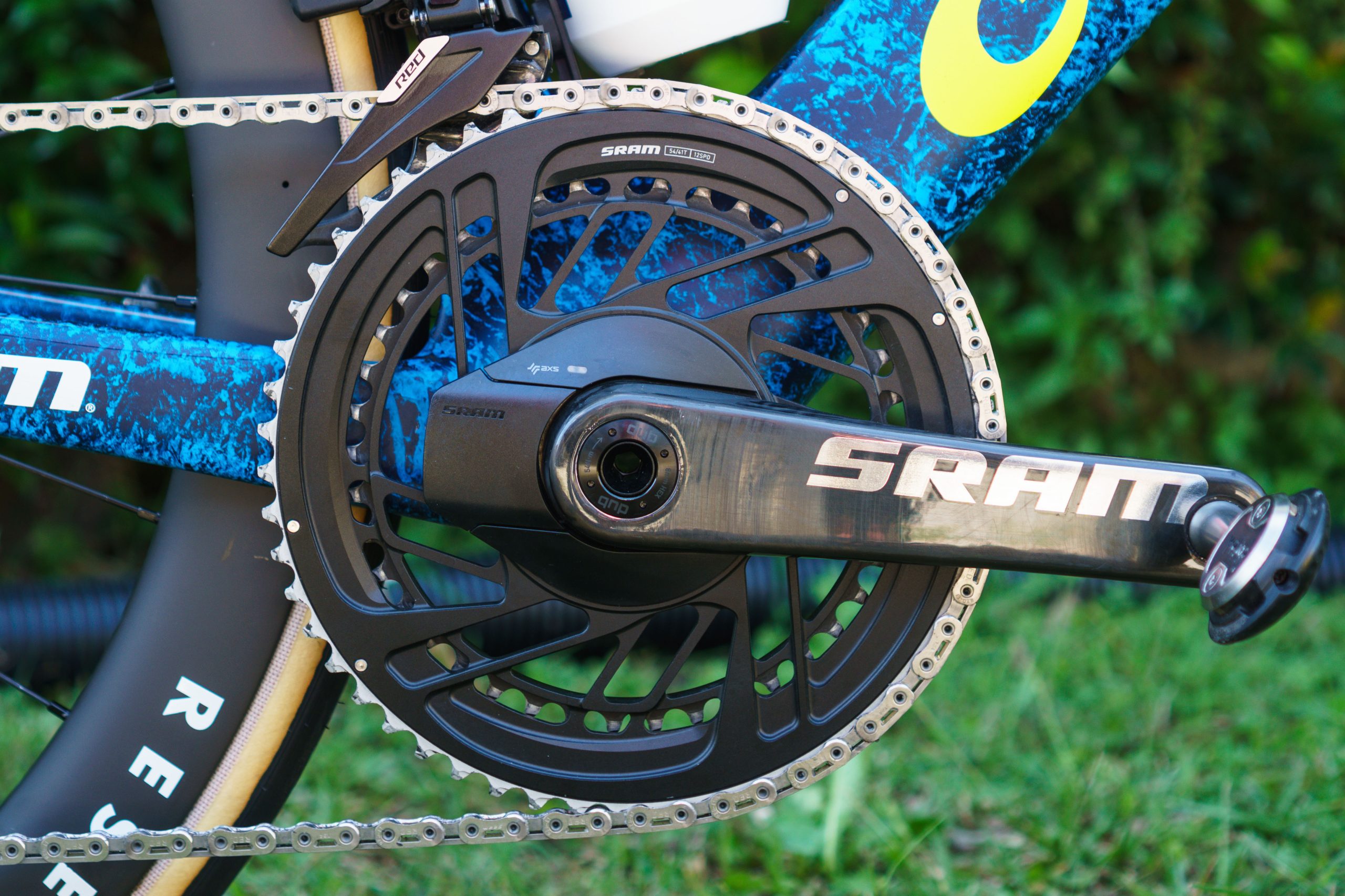SRAM Red AXS groupset on Christophe Laporte's Cervelo S5 for the 2024 Tour de France