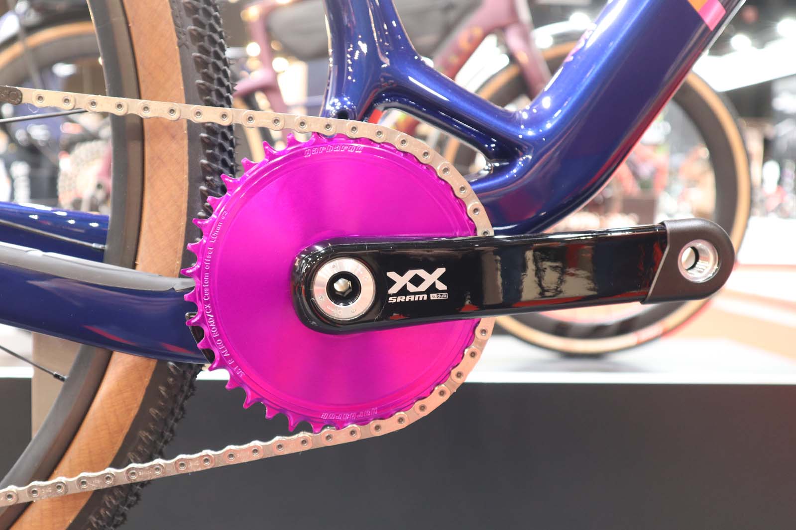 Pinarello Grevil MX aero chain ring.