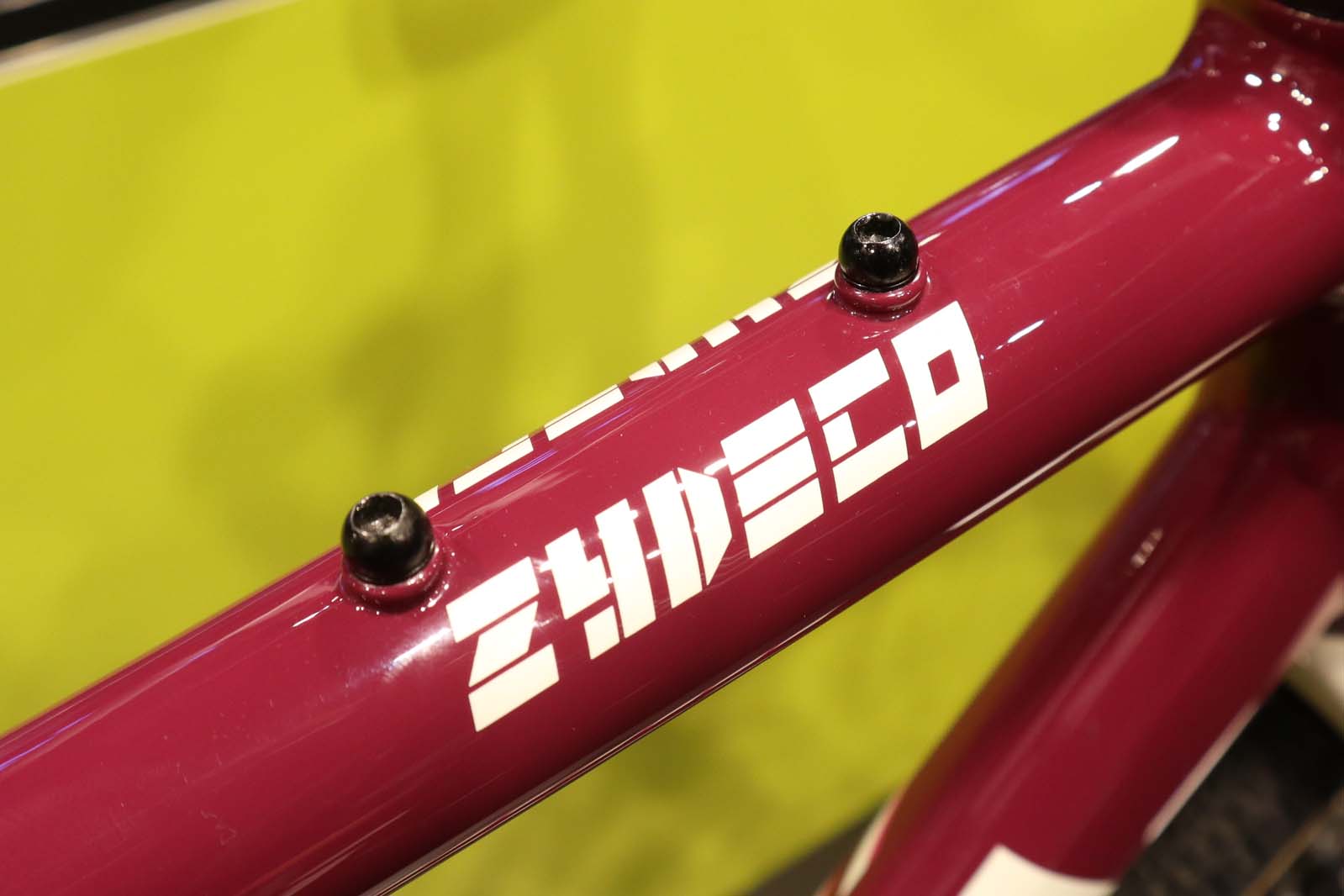 Cinelli Zydeco Washboard top tube.