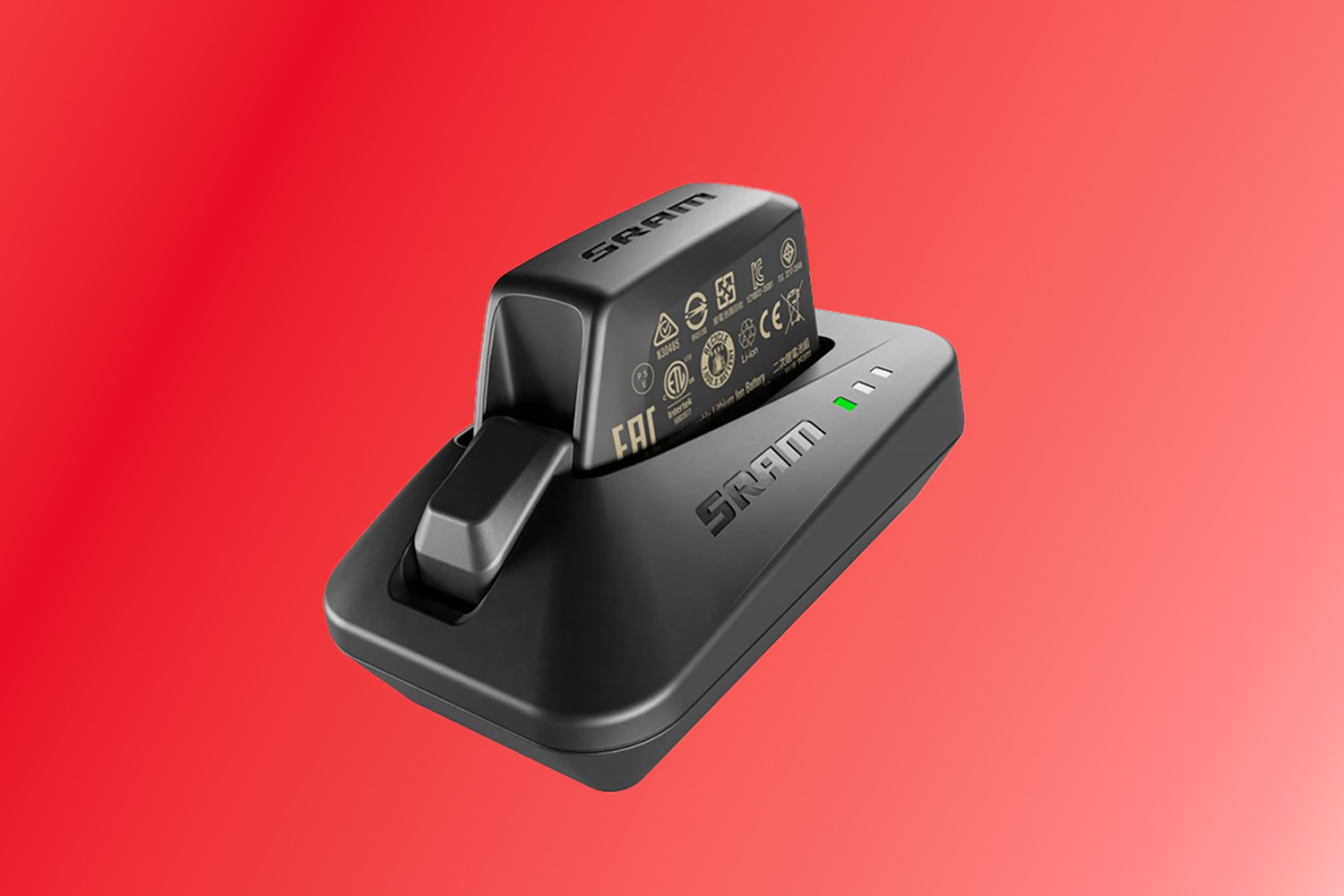 SRAM's latest battery charger features a USB-C port.