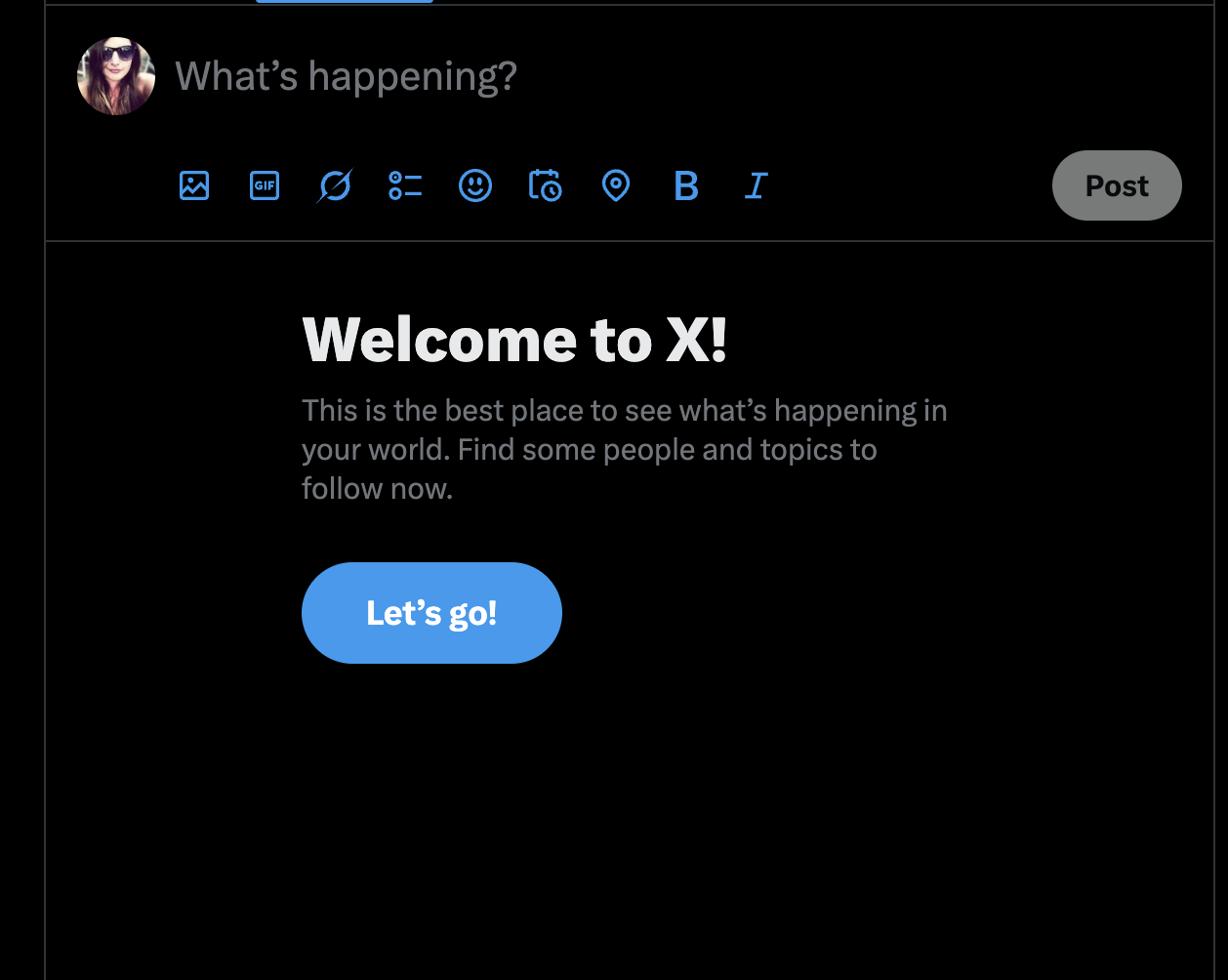 Posts aren't loading.
