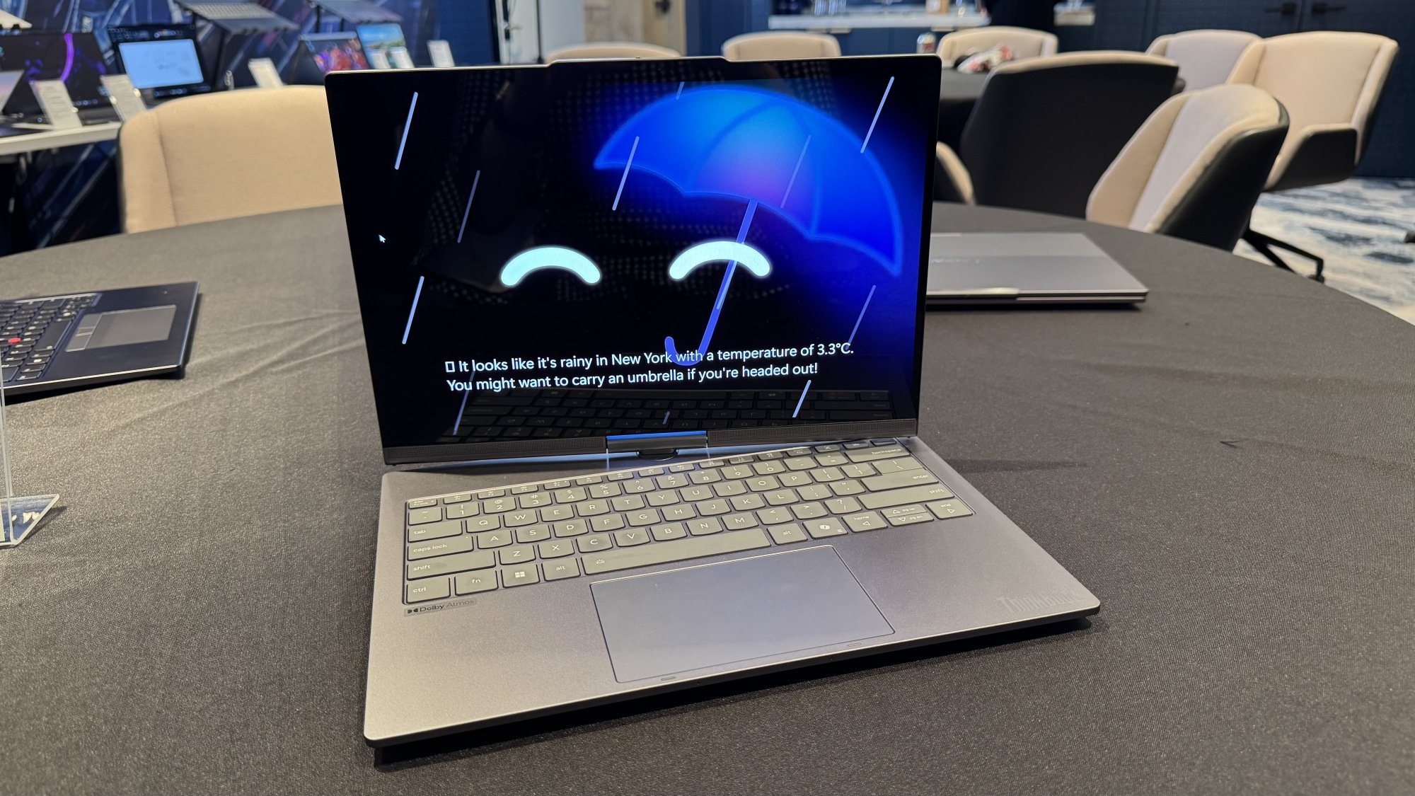 Lenovo Auto Twist AI chatbot demonstration