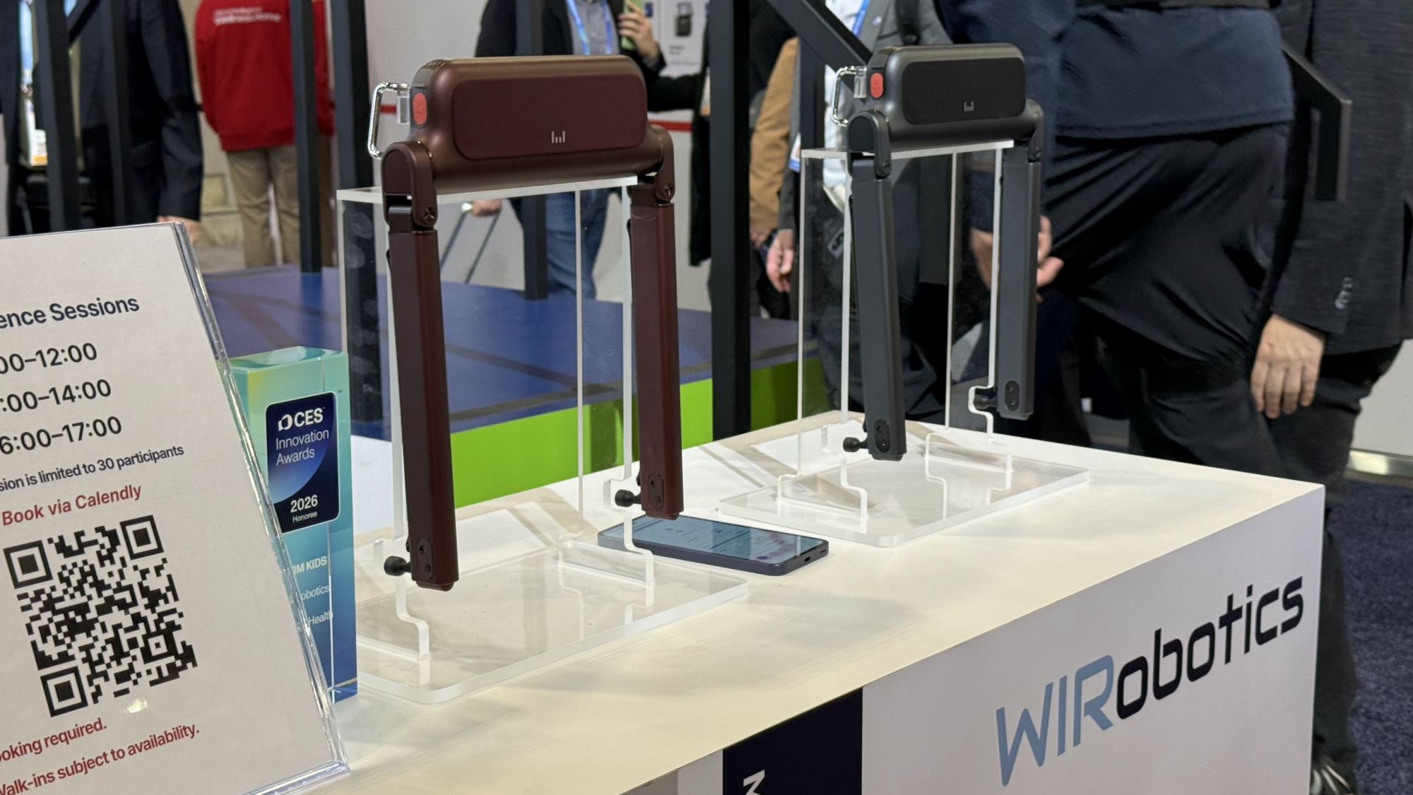 WiRobotics exoskeleton on display