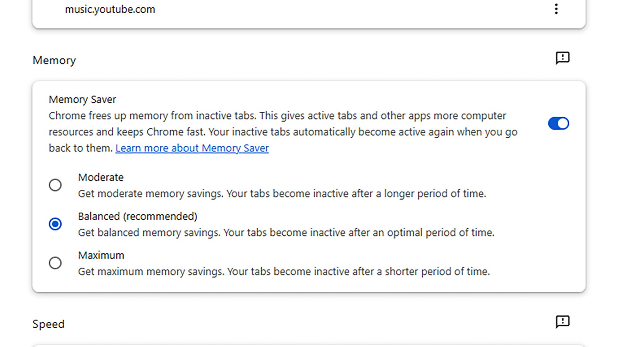 Chrome Memory Saver