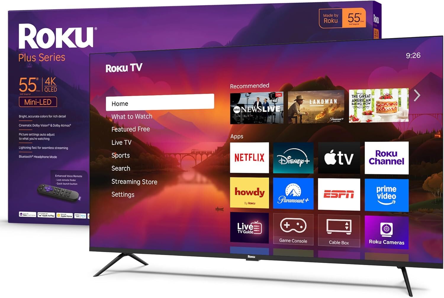 55″ 2025 Roku Smart TV Plus Series