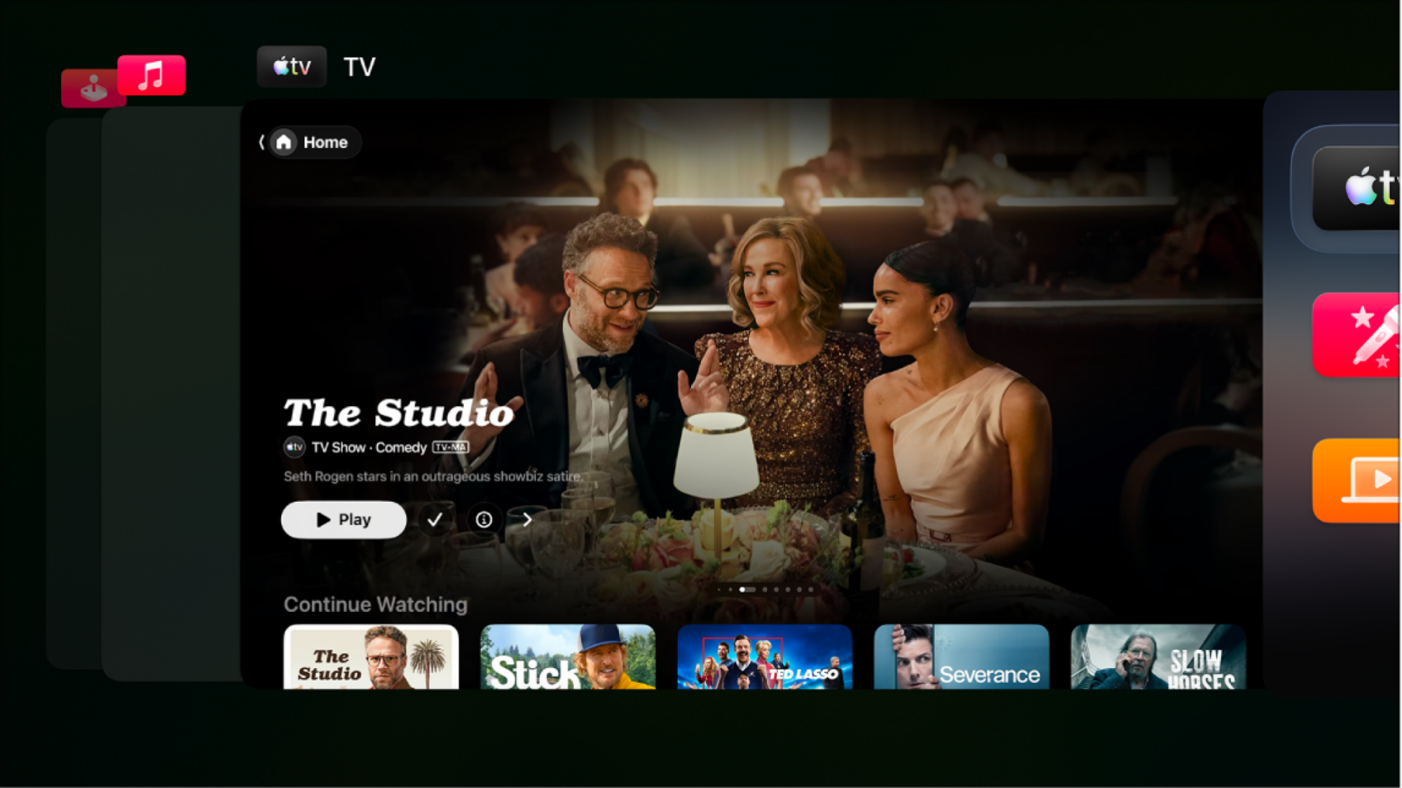 App switcher on Apple TV