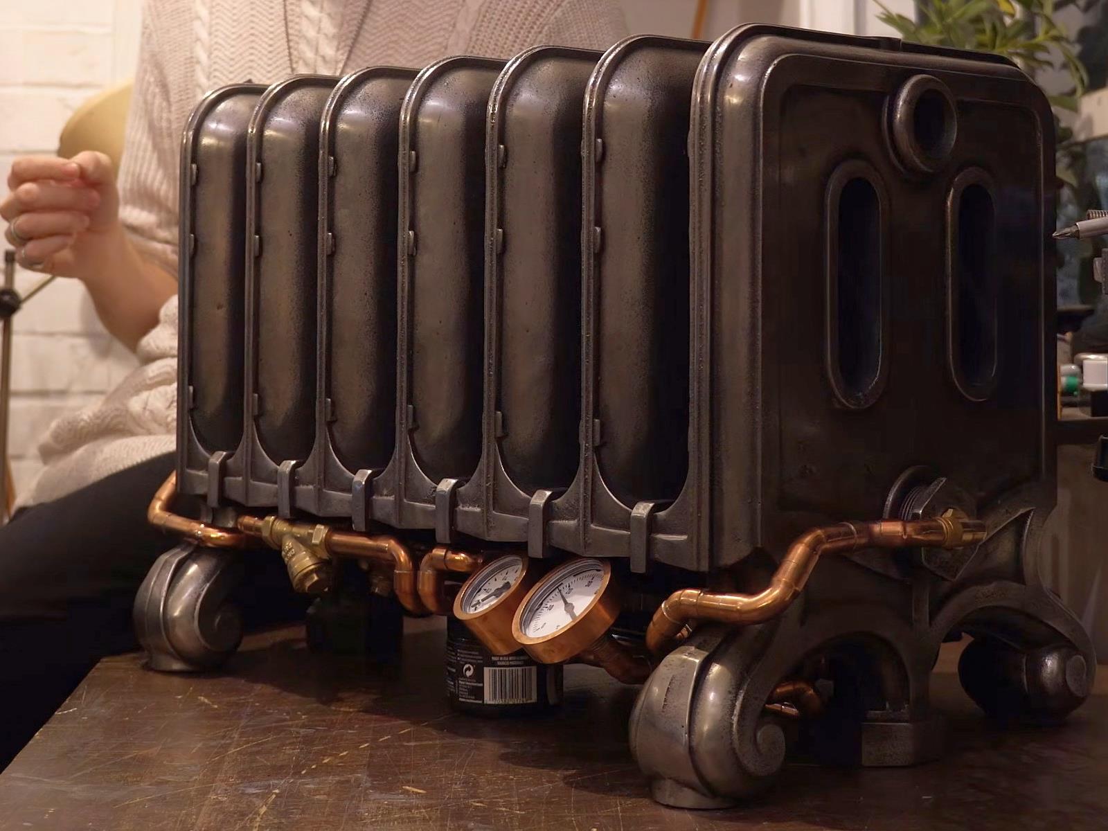 Epic Cast Iron Radiator Gaming PC Weighs 218 Lbs And Rocks An RTX 5080
