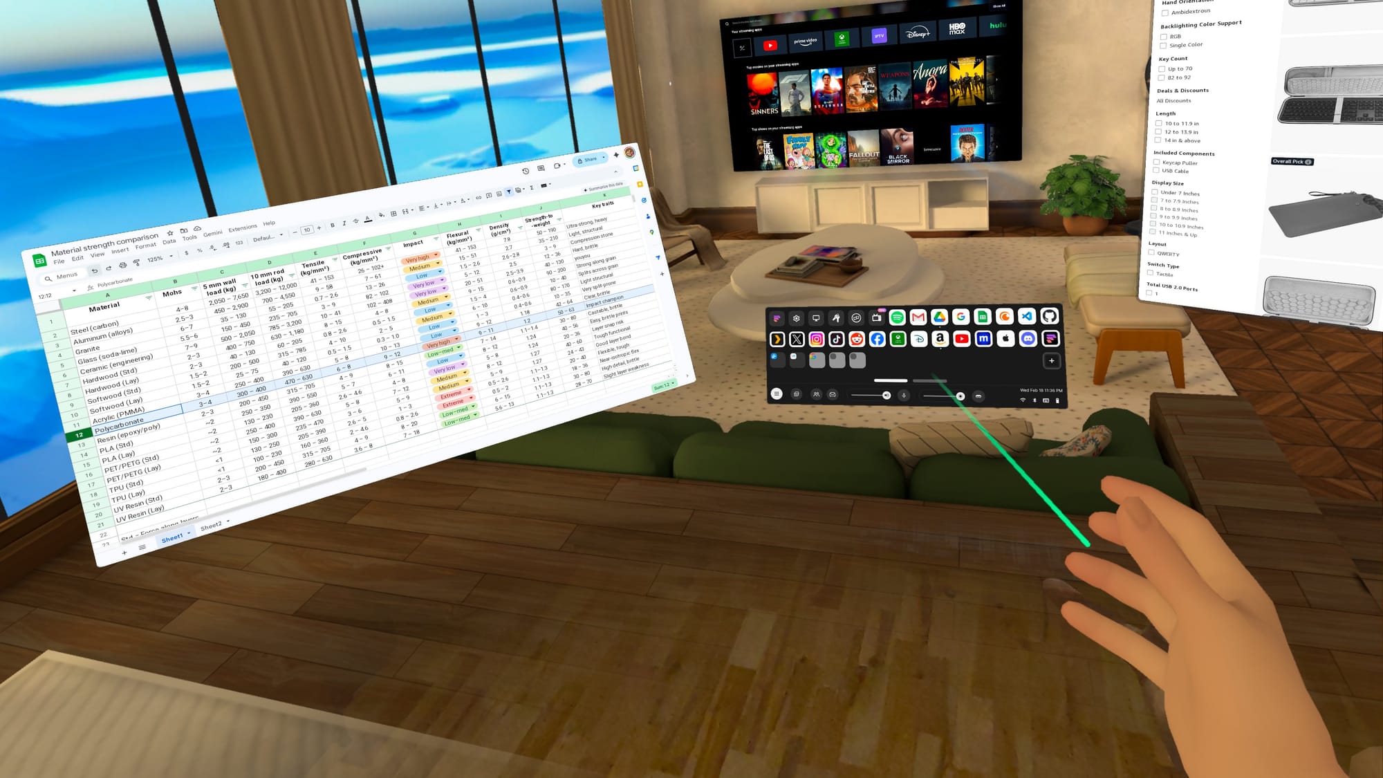 A screenshot shows the Fluid app's unique partial passthrough feature.