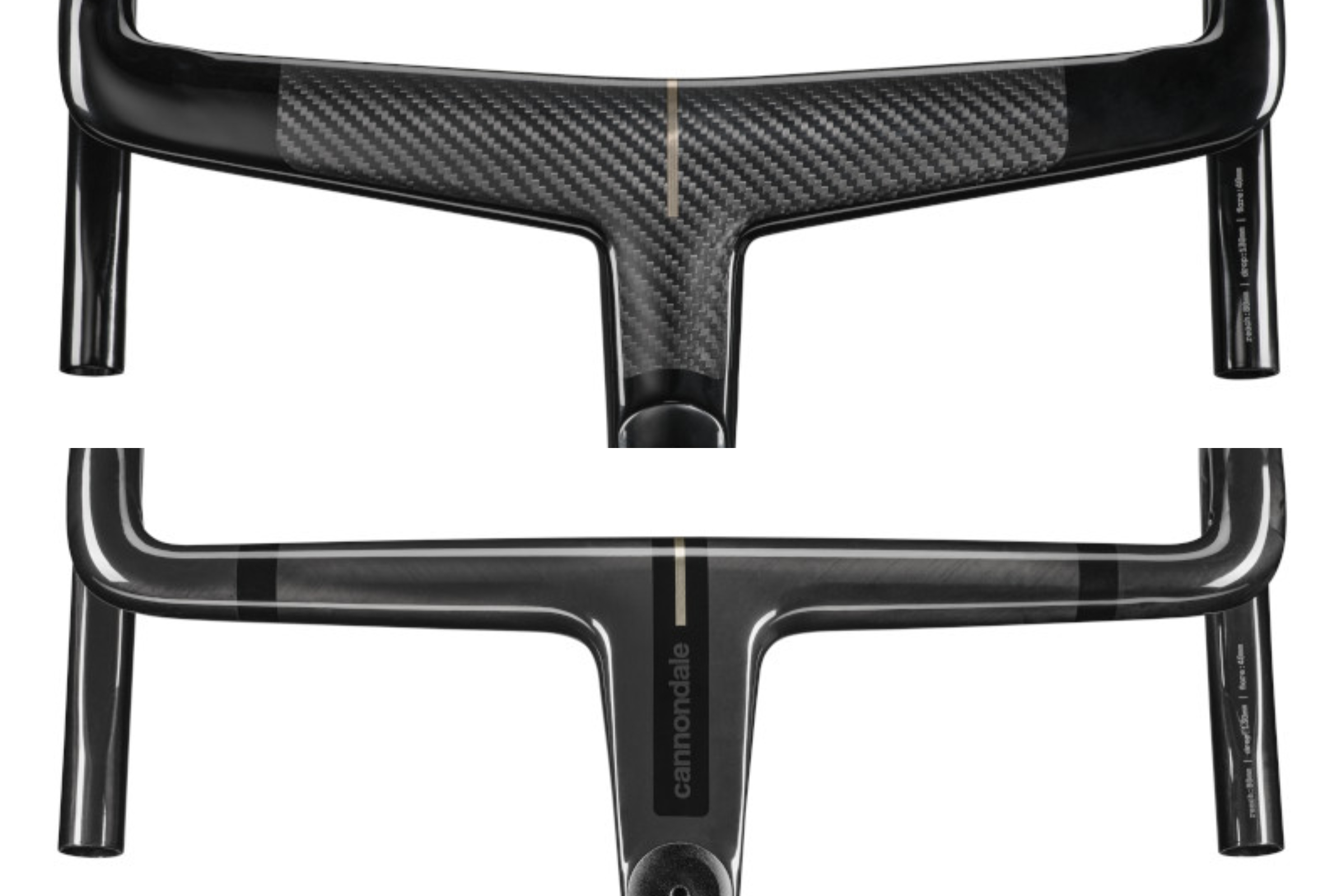 Cannondale SystemBar Road and SystemBar SL top profiles