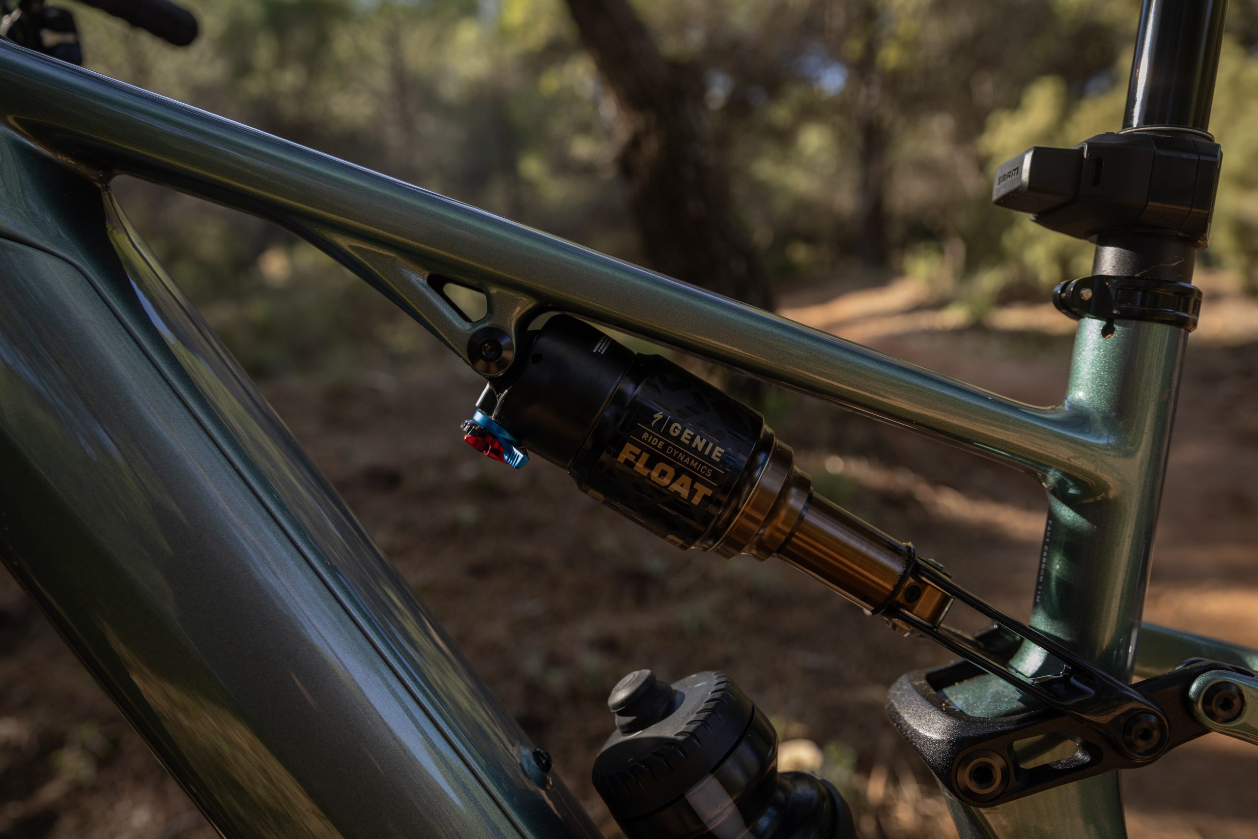 Fox Float Factory GENIE shock on Specialized Levo R eMTB.