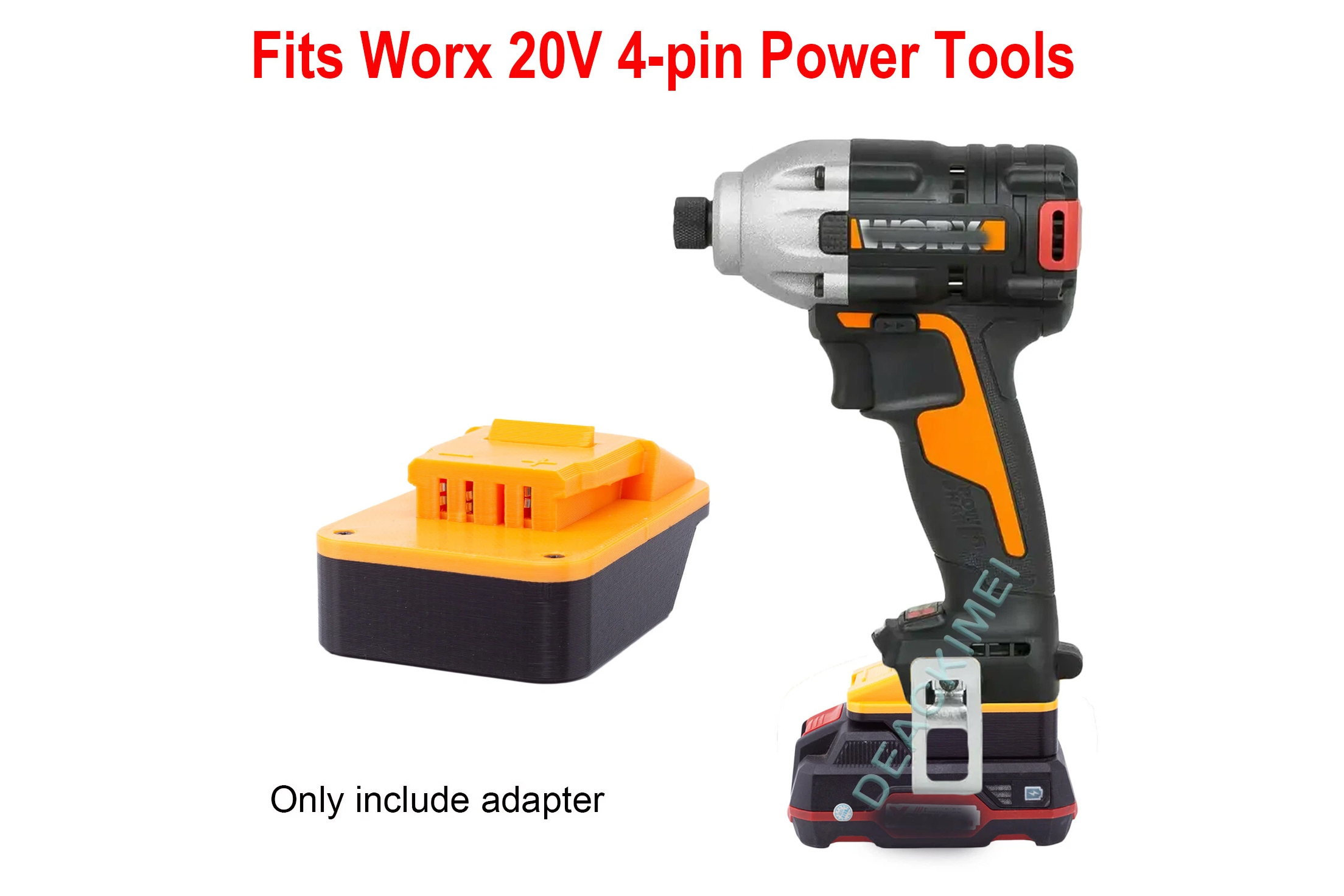 Parkside to Worx battery adapter