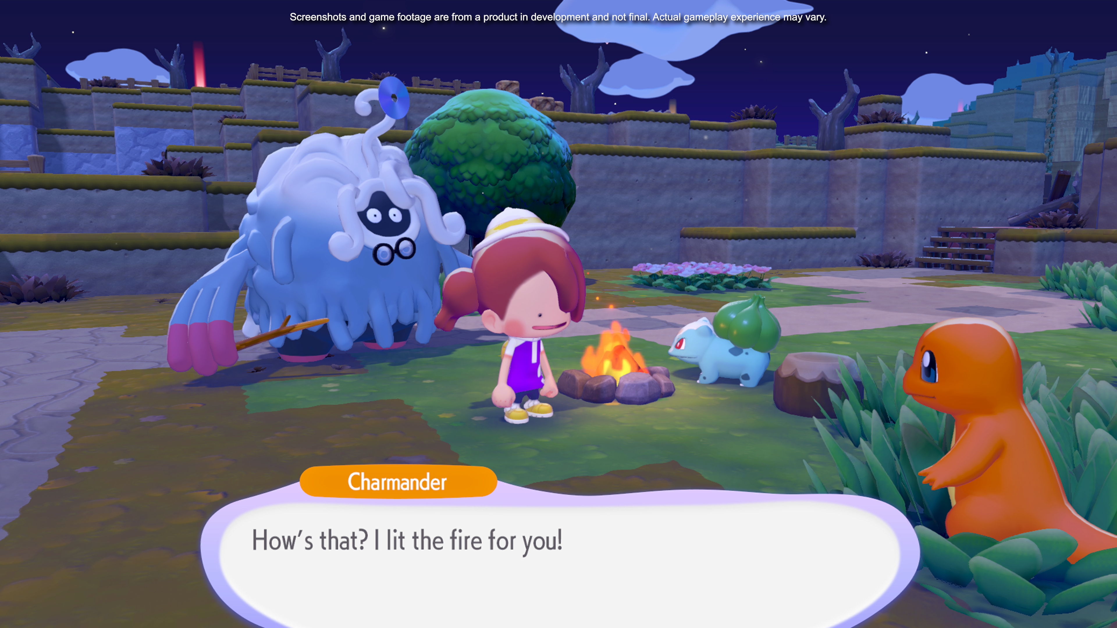 One of the best things about Pokopia is actually being able to talk to the other 'mons.