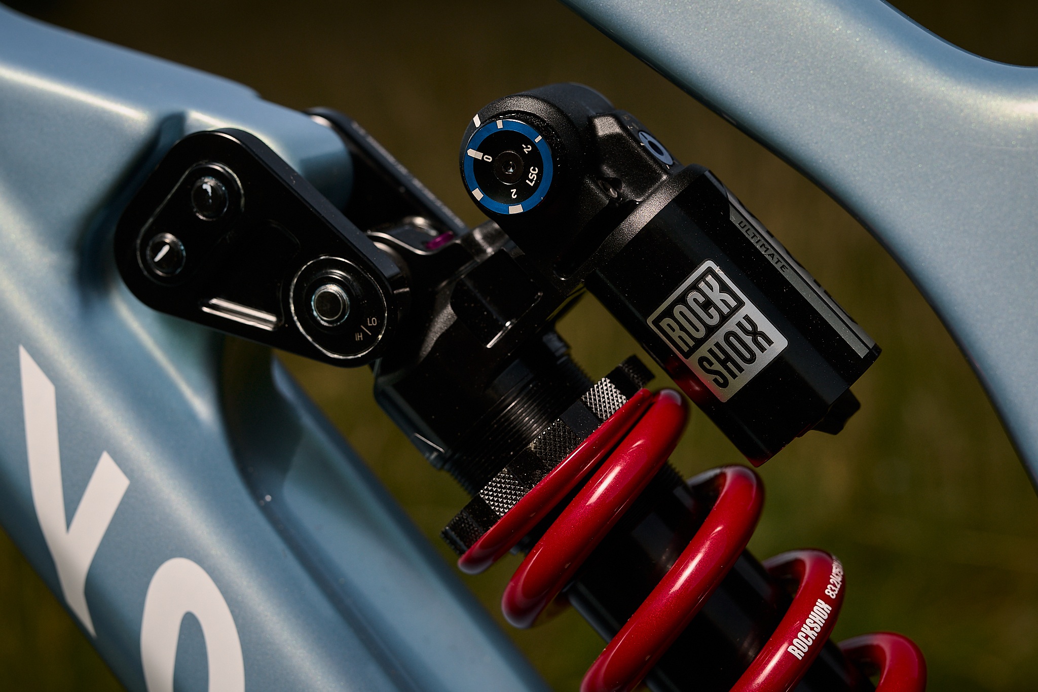RockShox Vivid Ultimate Coil DH rear shock.