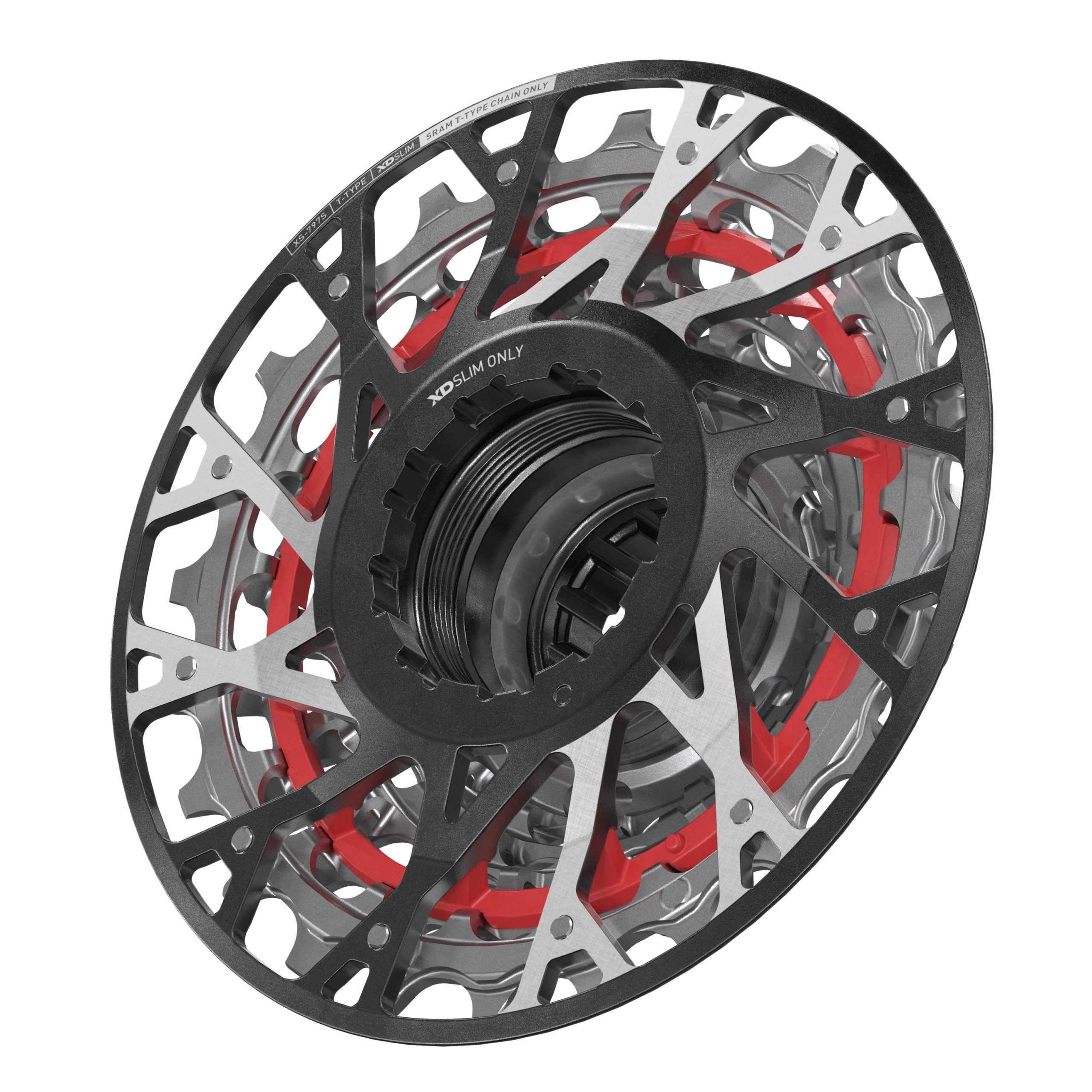 SRAM XX DH Transmission XD SLIM cassette.