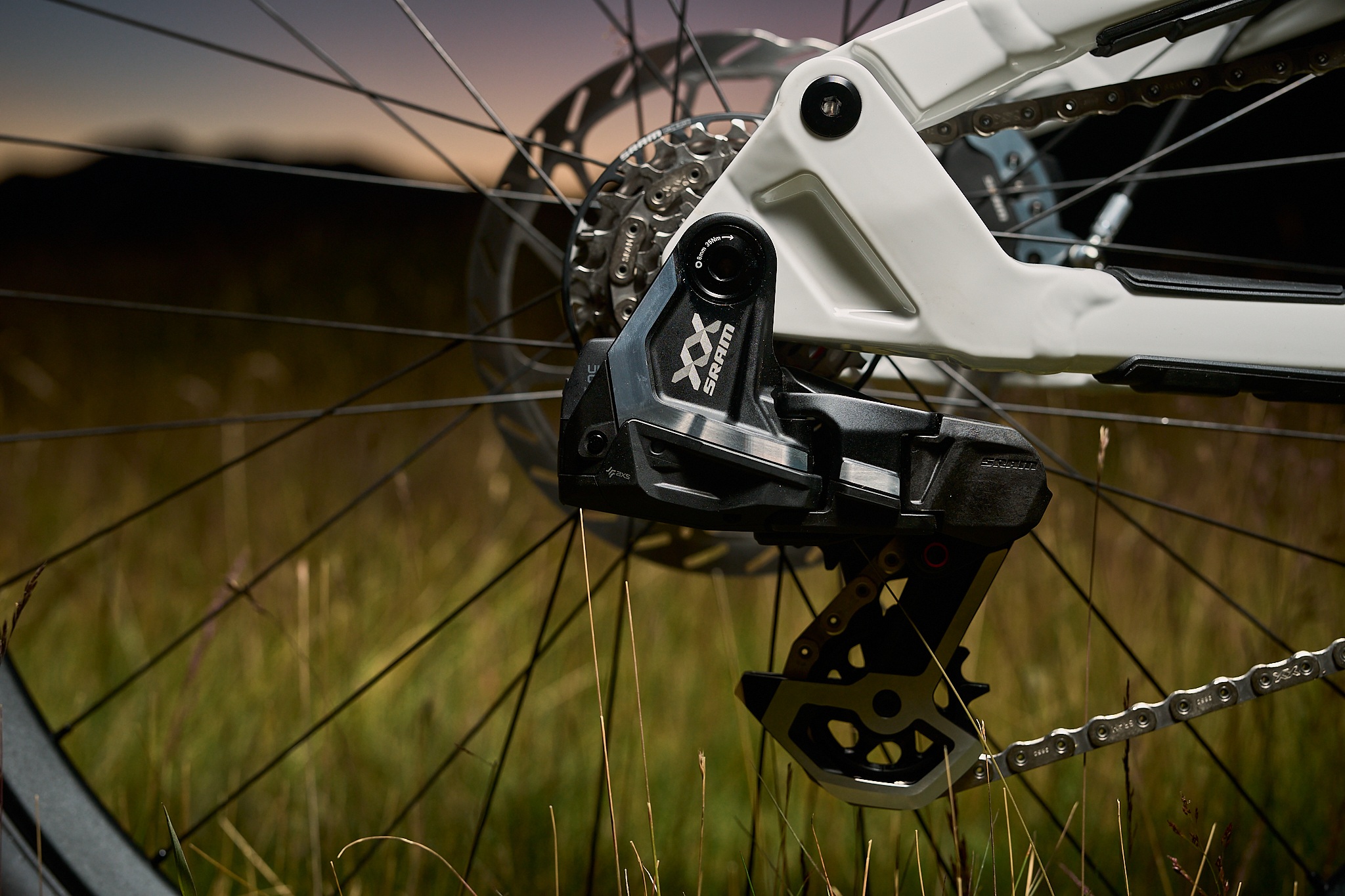 SRAM XX DH Transmission derailleur on Commencal Supreme DH.