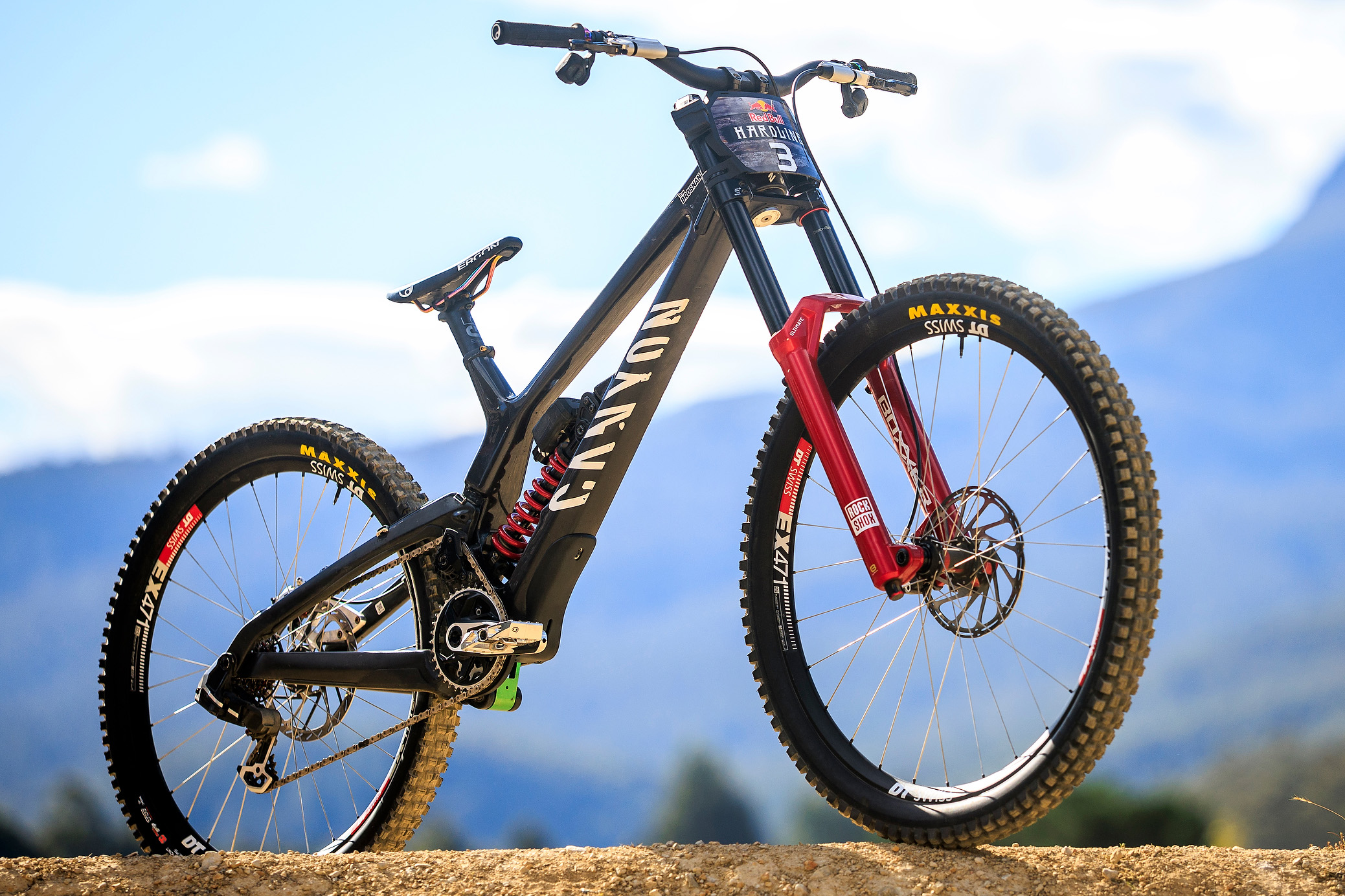 Troy Brosnan's Canyon Sender CFR at Red Bull Hardline Tasmania