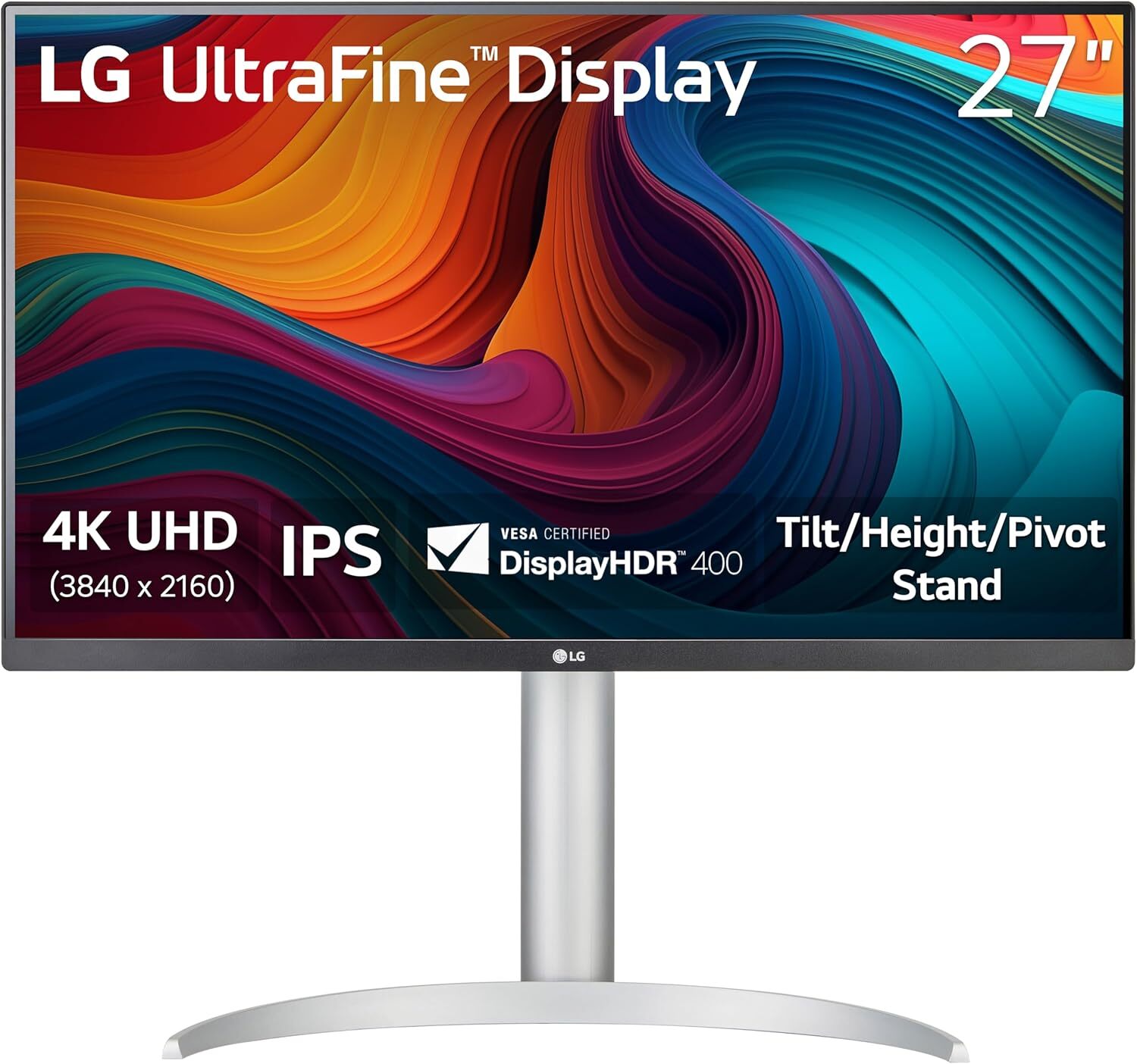 27-Inch LG 27UP650K-W Ultrafine 4K monitor