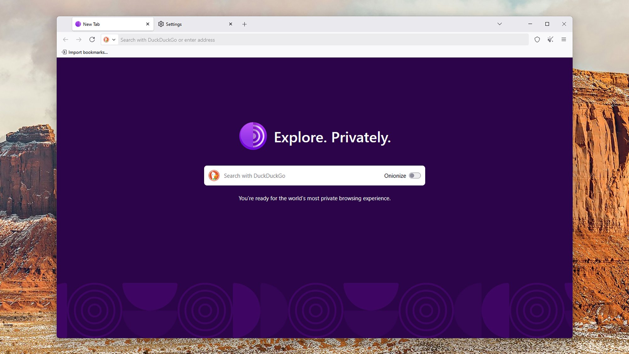The Tor browser
