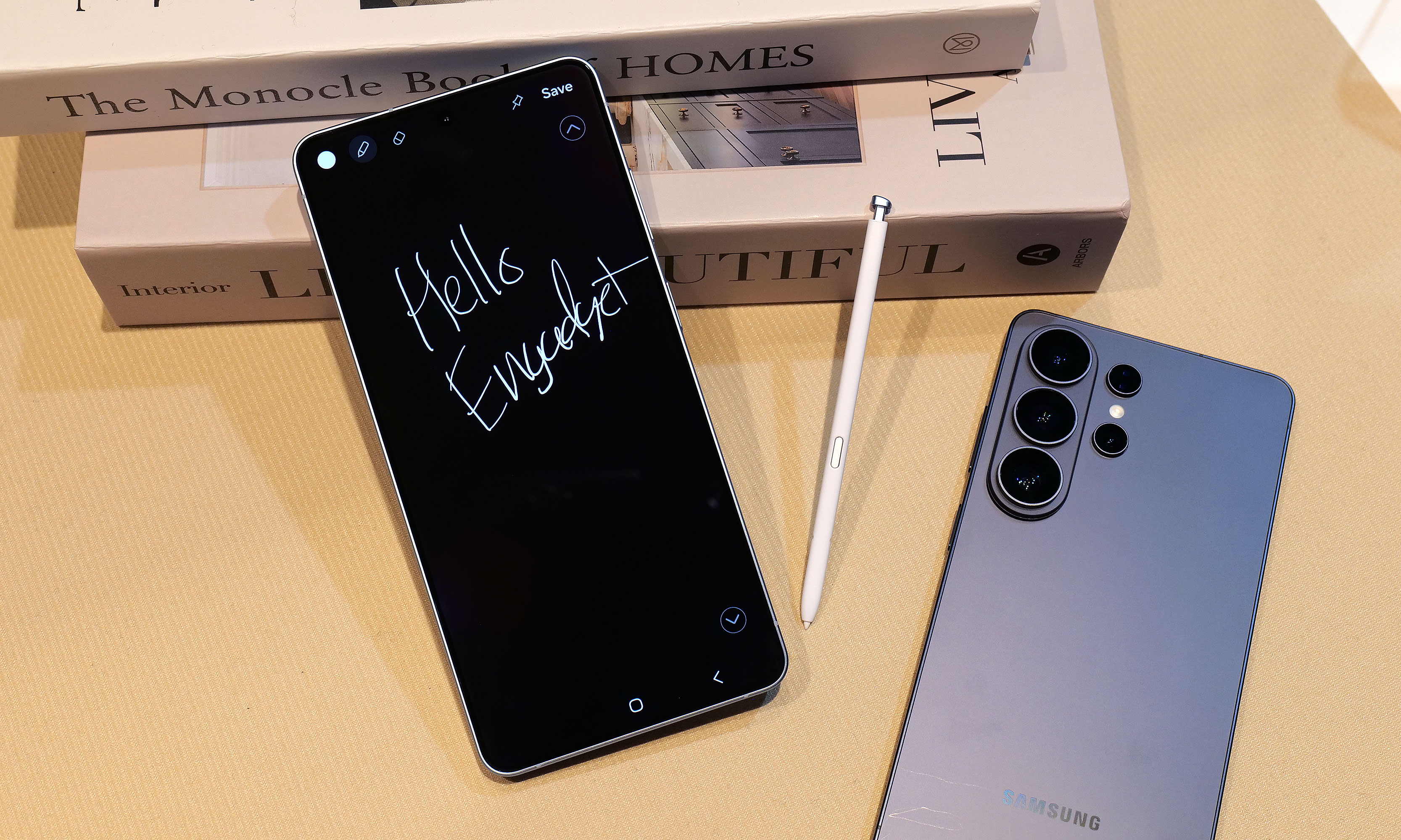 The S26 Ultra still comes with an included S-Pen and a built-in storage slot, but it still doesn't have Bluetooth connectivity like on some of Samsung's older models. 