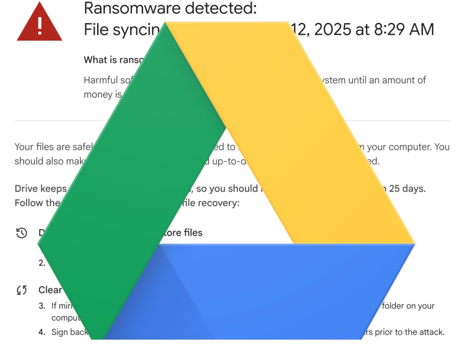 Google Drive's AI Security Upgrade Detects Ransomware And Prevents File Corruption  