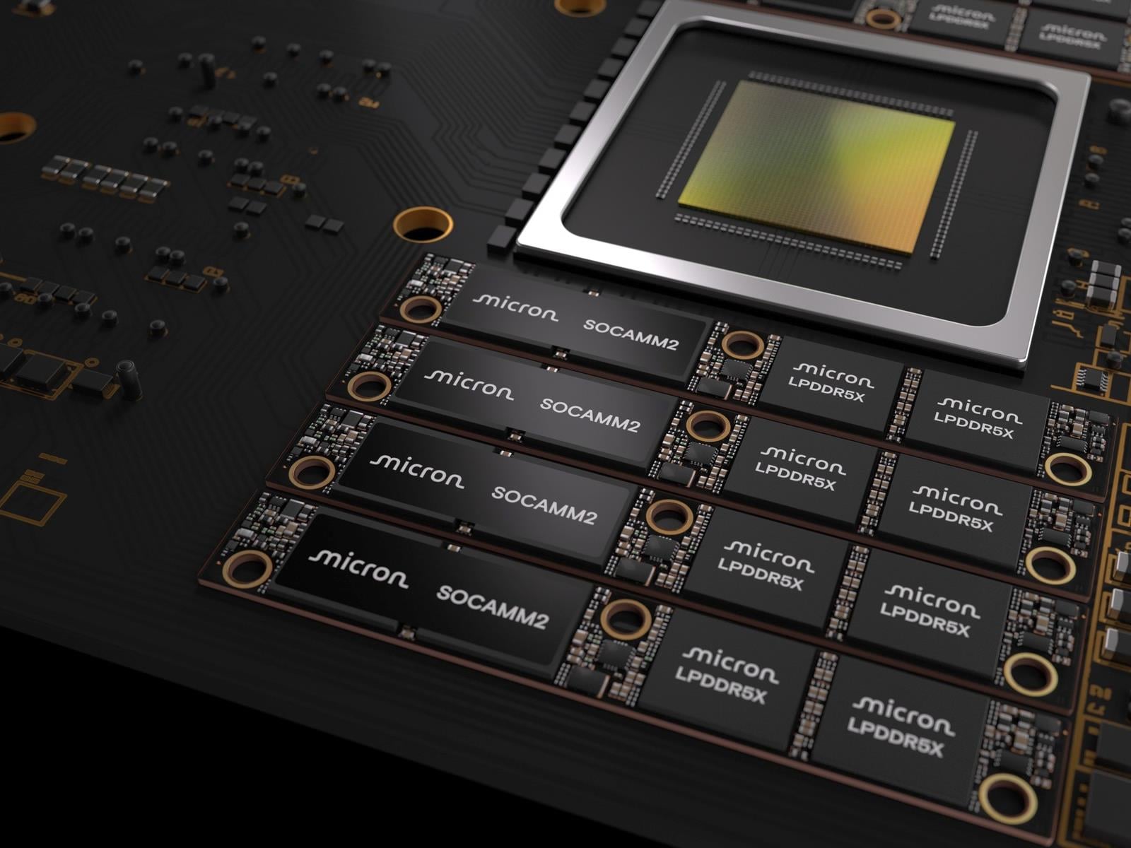 Micron Unveils First-Ever 256GB LPDDR5X SOCAMM2 For Massive Memory Gains