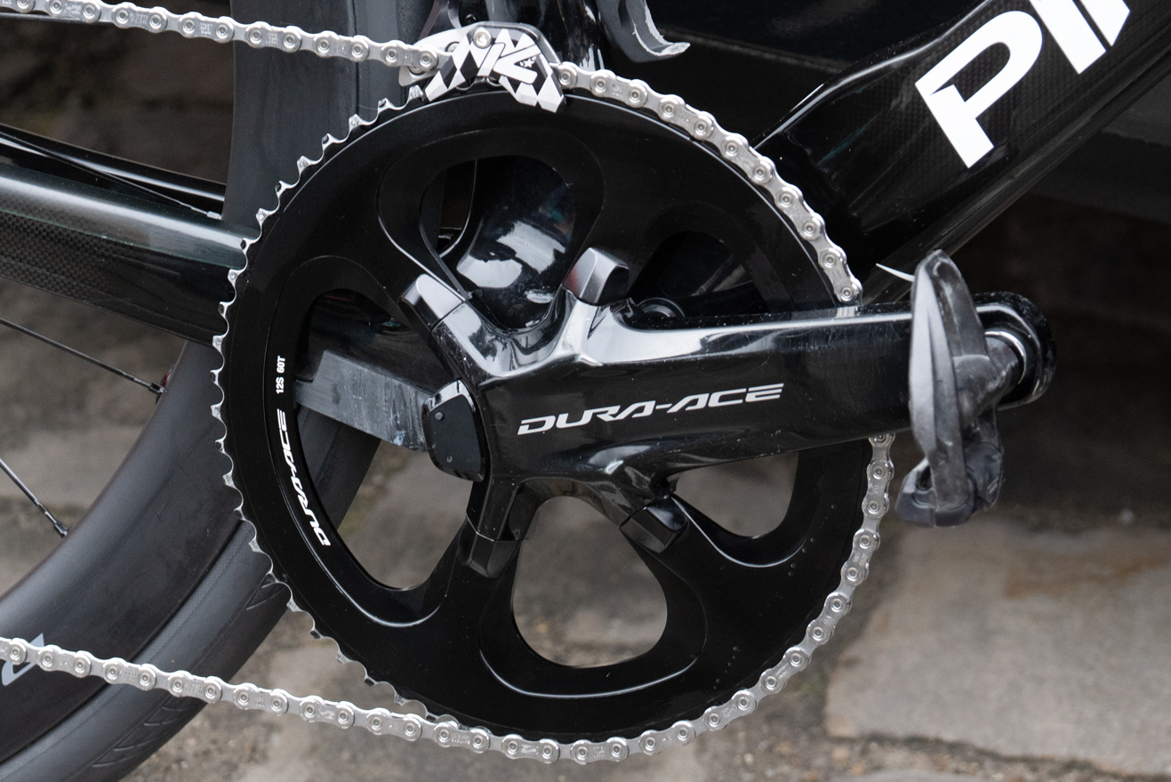 60 tooth chainring fitted to Ben Turner's bike at the 2024 Paris-Roubaix