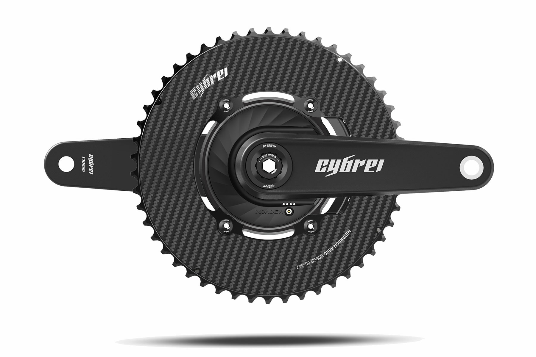 Cybrei Carbon power meter chainset