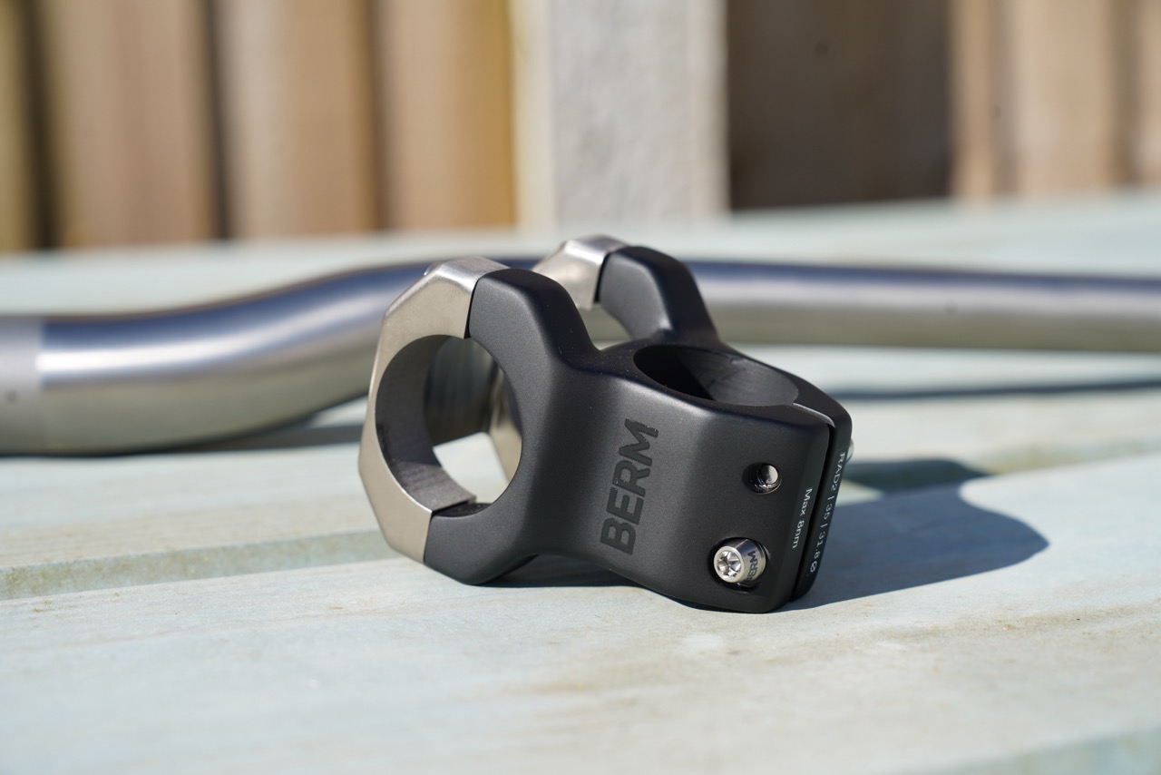 Berm Cycles Roam handlebar and RAD2 stem