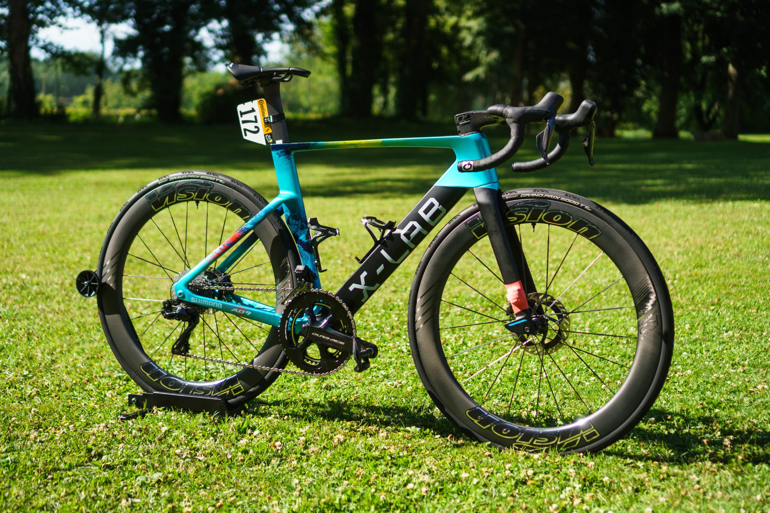 Davide Ballerini's X-LAB AD9 at the 2025 Tour de France