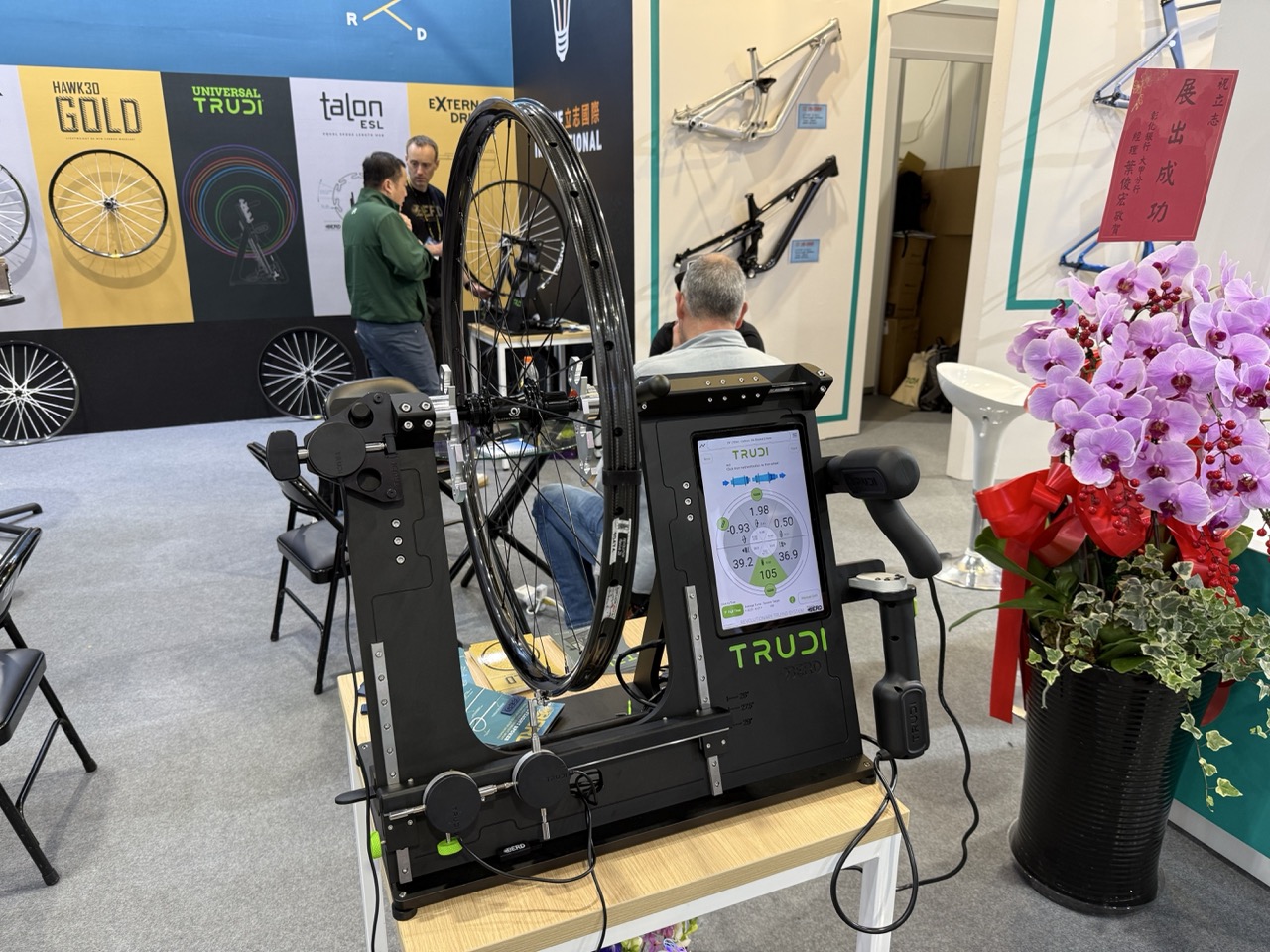 Trudi wheel truing device