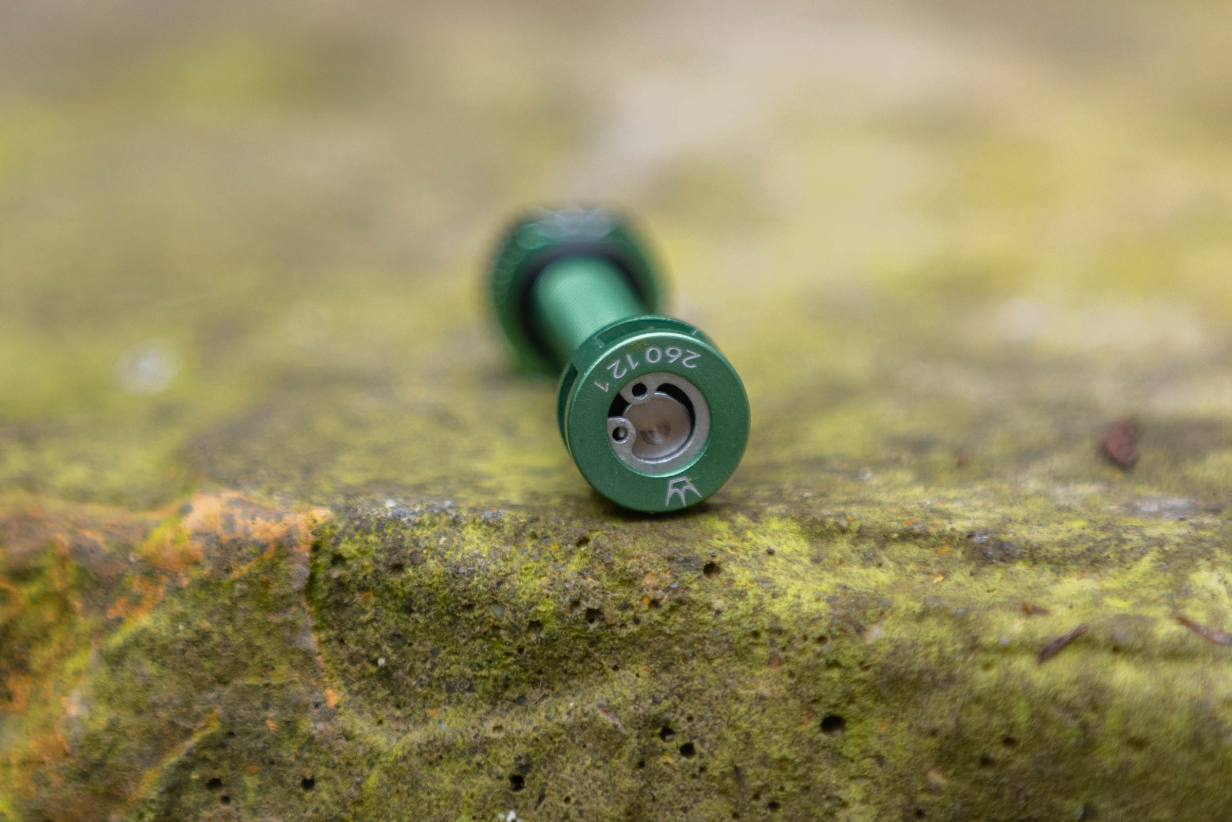 Peaty's Holeshot Fast Flow valve base showing the circlip internals.