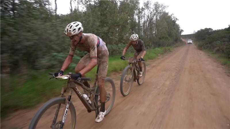 Stehli and Pritzen are on team Honeycomb 226ers at Cape Epic
