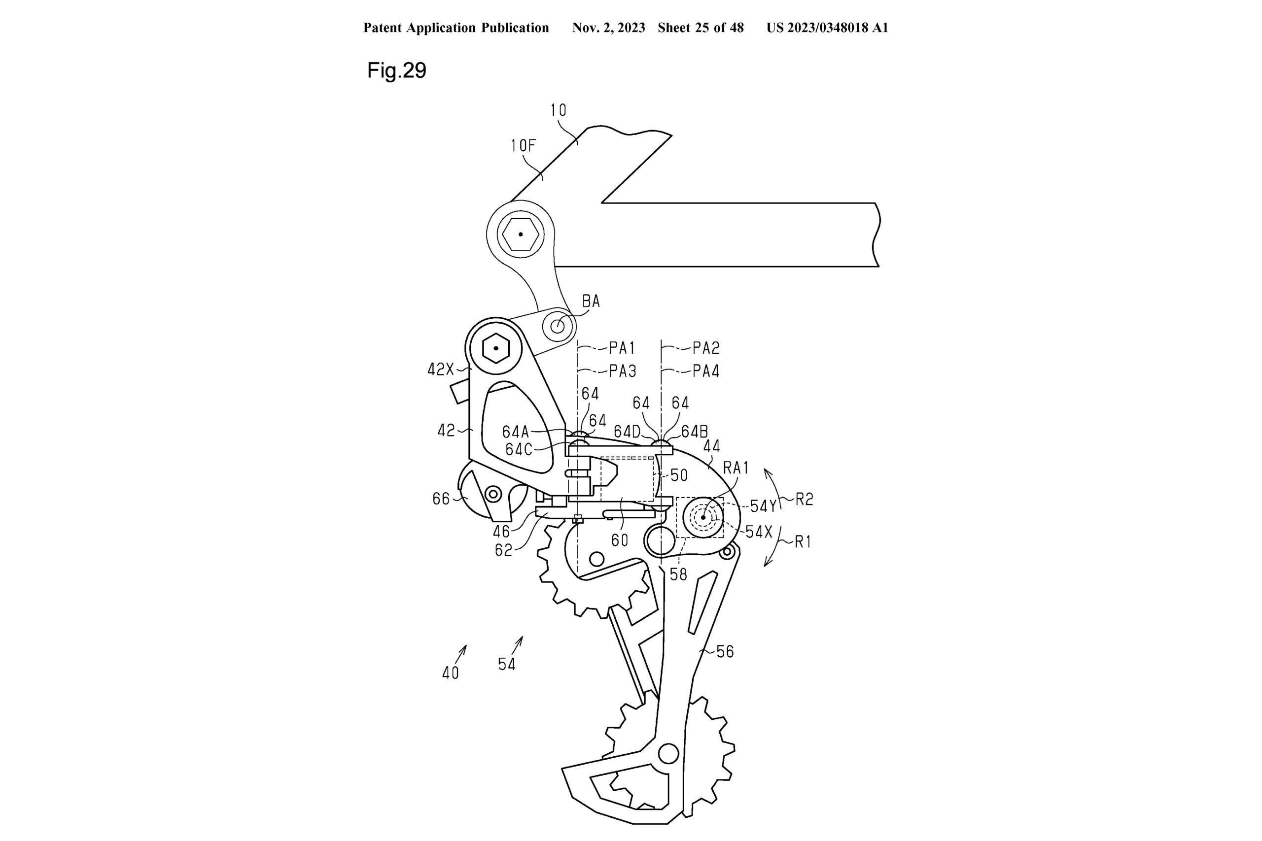 Shimano fully-wireless 13-speed electronic MTB / gravel rear derailleur