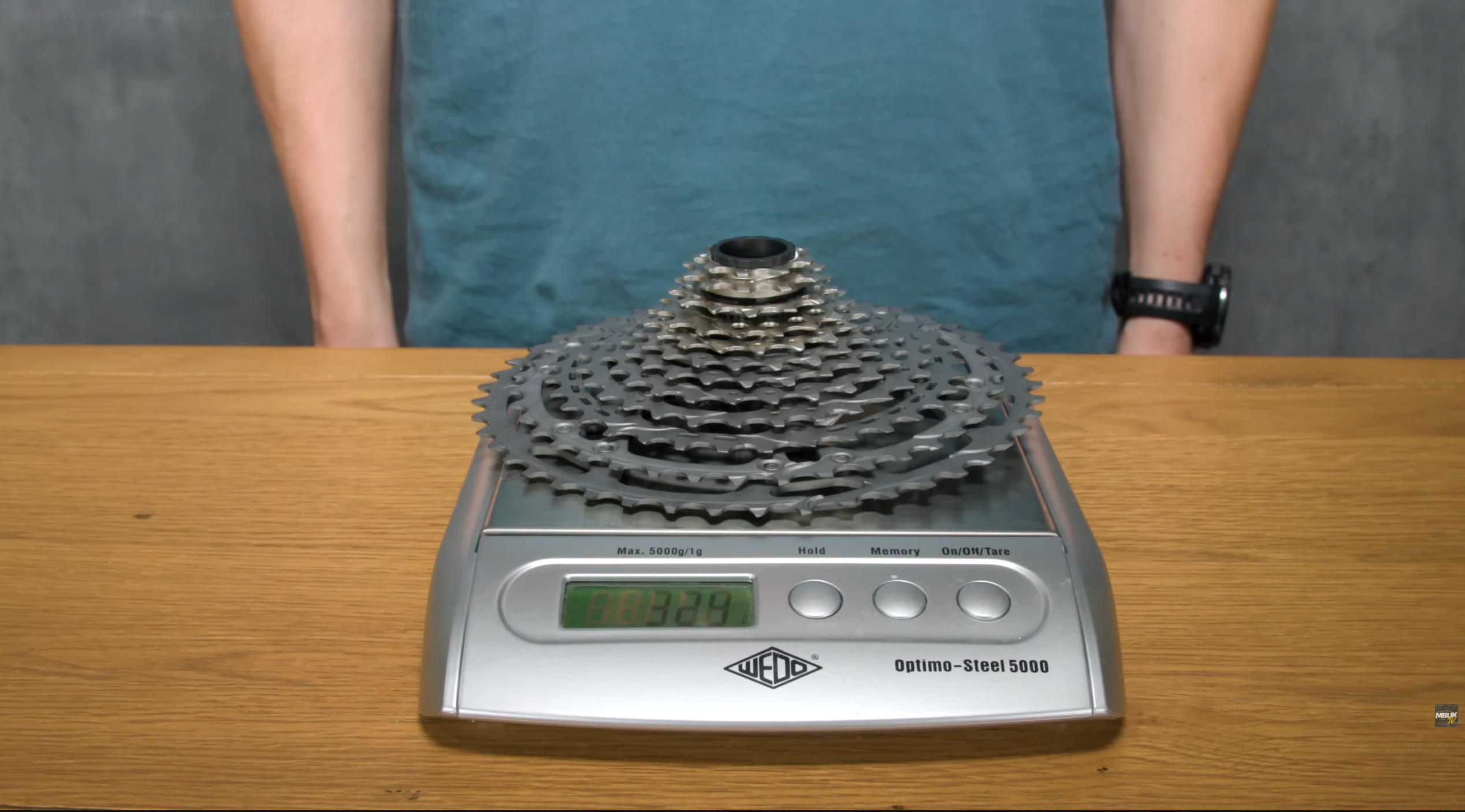 XTR cassette weight