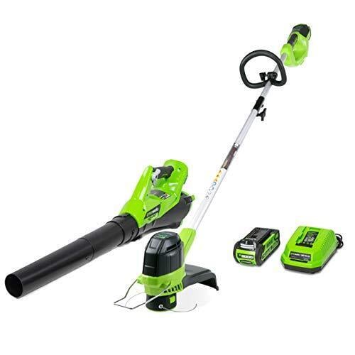 Greenworks G-MAX 40V Cordless String Trimmer and Leaf Blower Combo Pack
