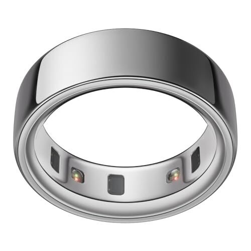 Oura Ring 4 - Silver - Size 9 - Smart Ring - Size First with Oura Ring 4 Sizing Kit - Sleep Tracking Wearable - Heart Rate - Fitness Tracker - Up to 8 Days of Battery Life