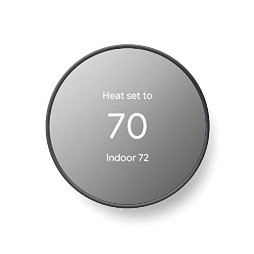 Google Nest Smart Home Thermostat (2020 Model, Charcoal)