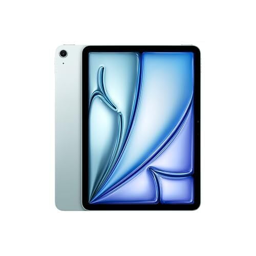 Apple iPad Air 11-inch (M4): Liquid Retina Display, 128GB, 12MP Front/Back Camera, Wi-Fi 7 with Apple N1, Touch ID, All-Day Battery Life — Blue