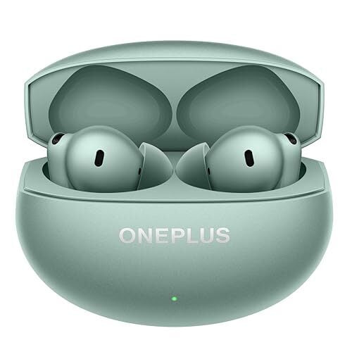 OnePlus Buds 4 Bluetooth Wireless Earbuds, Zen Green, E513A, in-Ear, True Wireless with Active Noise Cancellation