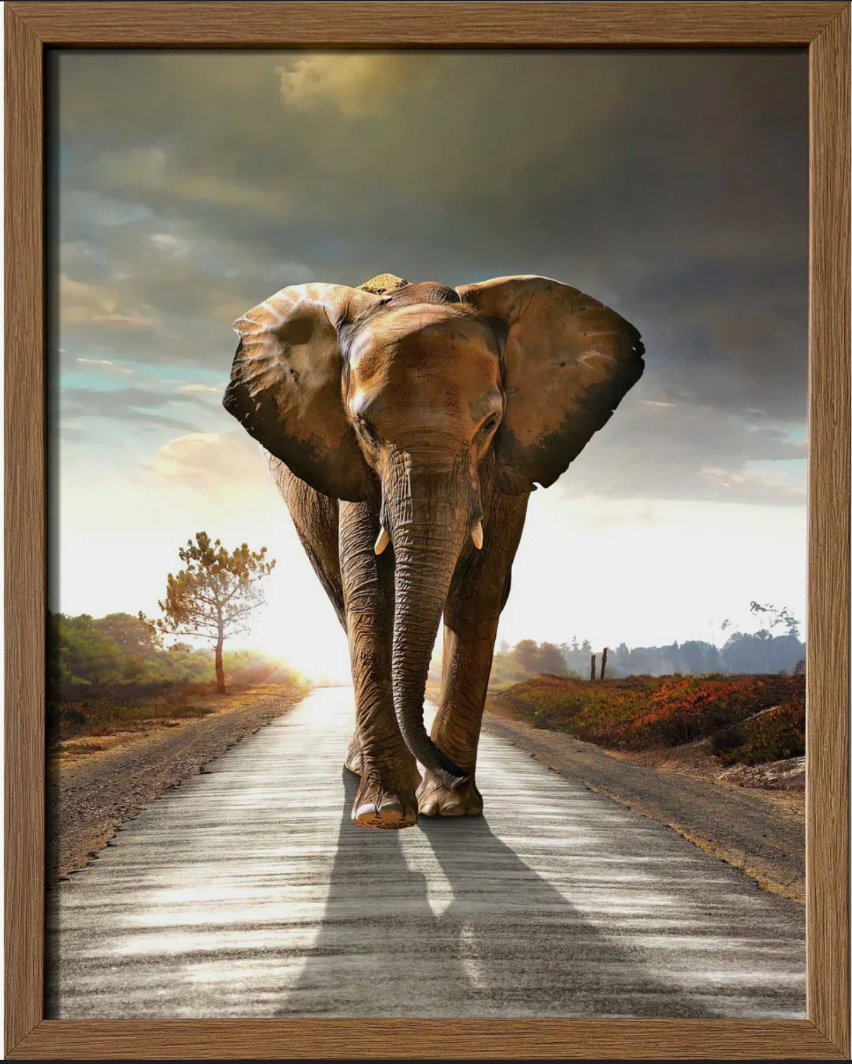 Brown Secret Storage Wall Art
