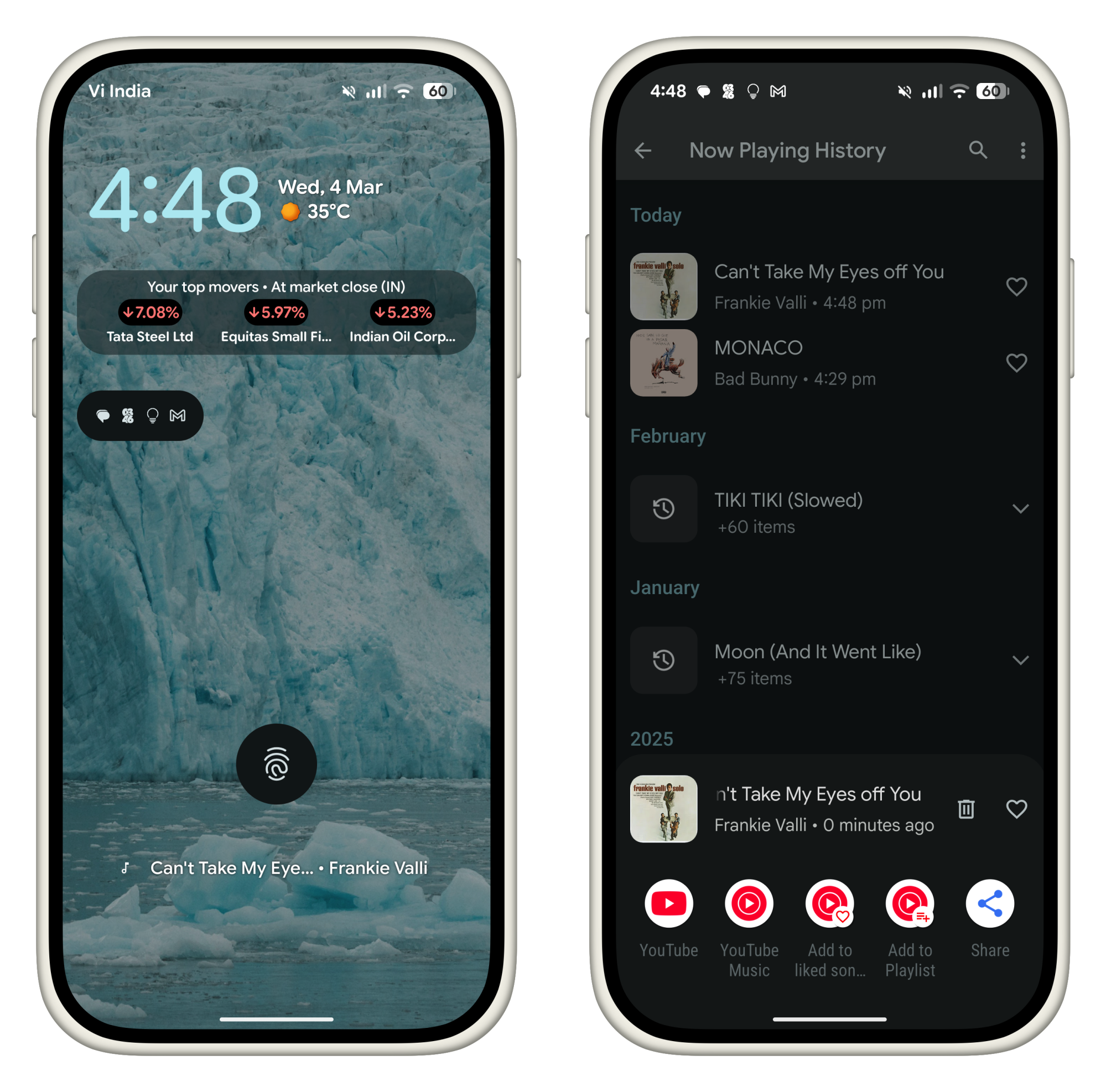 Now Playing widget opens to app.