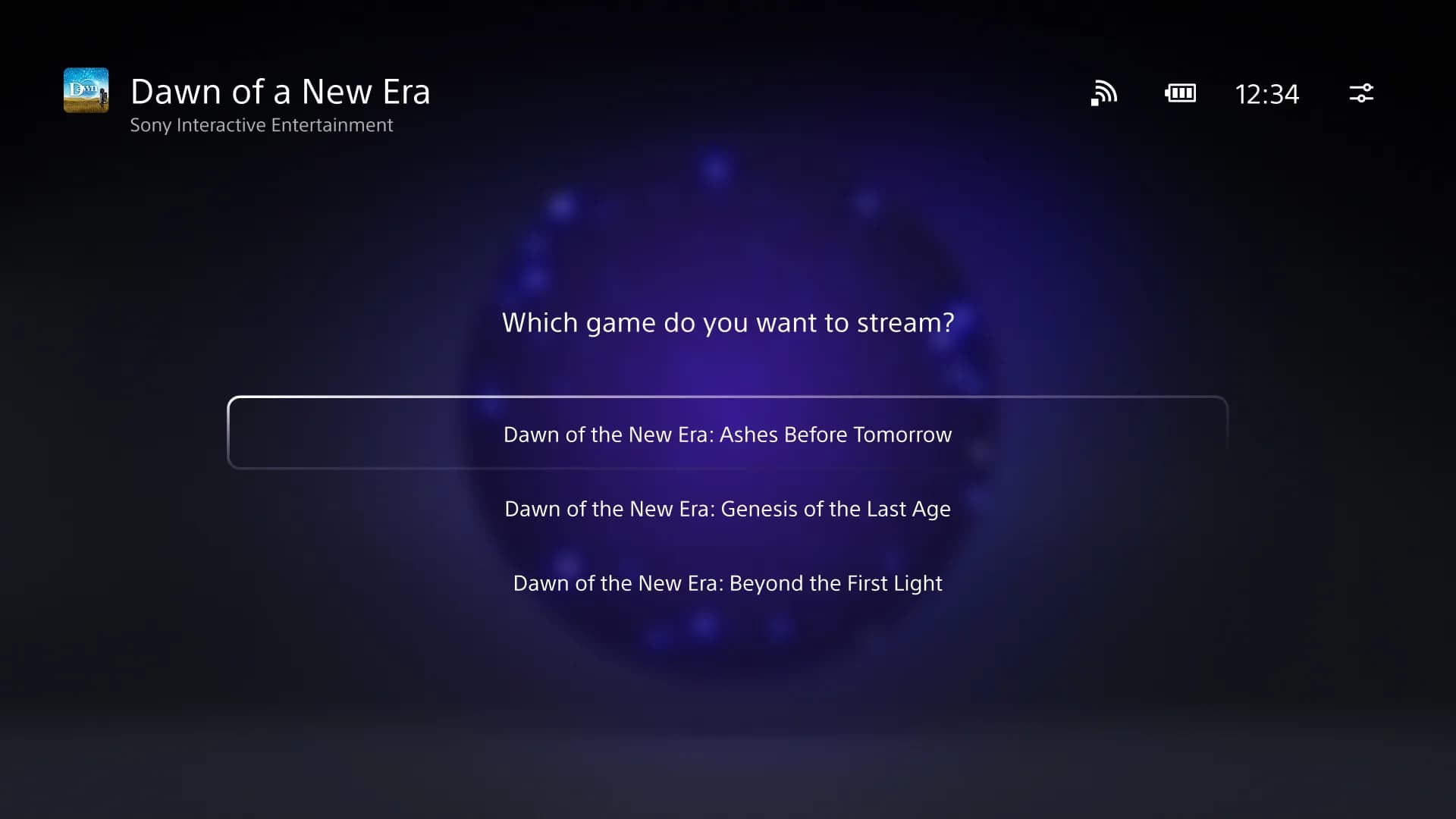 Choosing a specific game from a bundle on the Cloud Streaming option on PlayStation Portal.