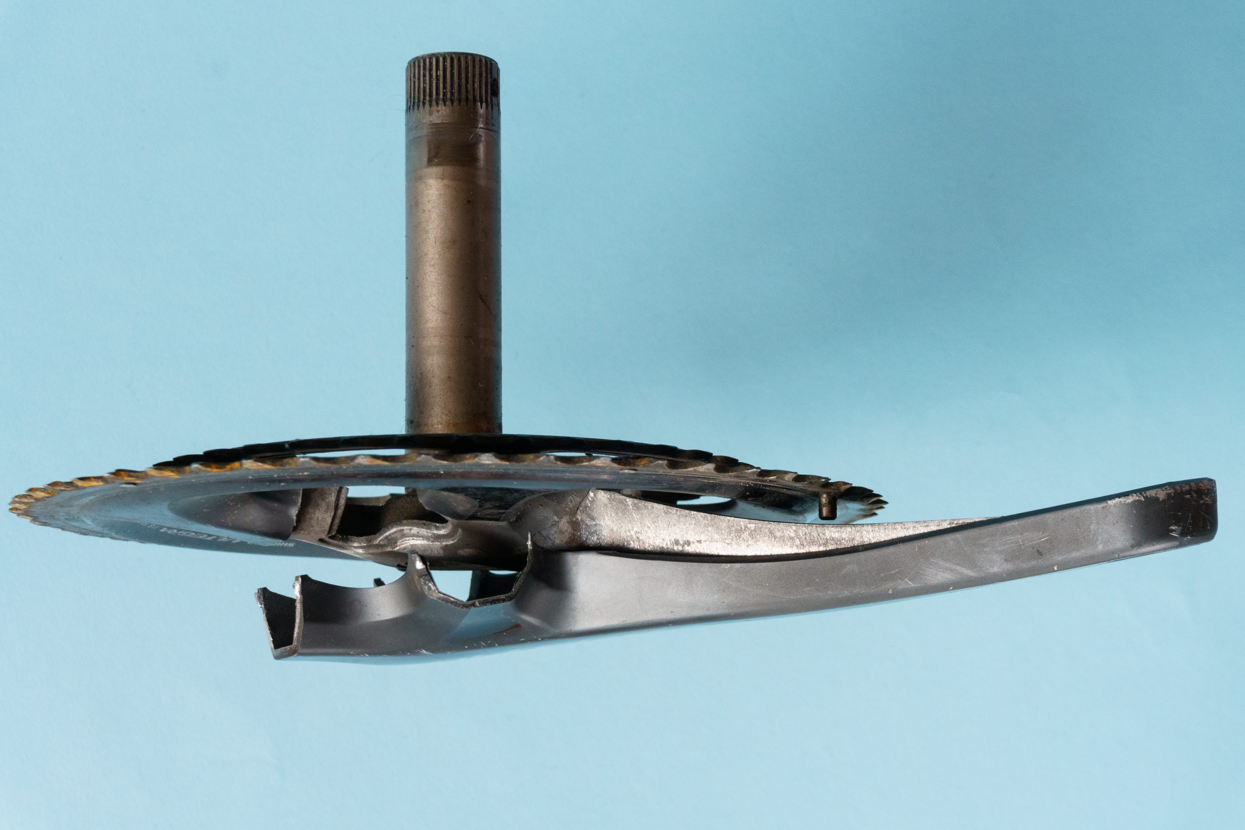 Broken Shimano crankset